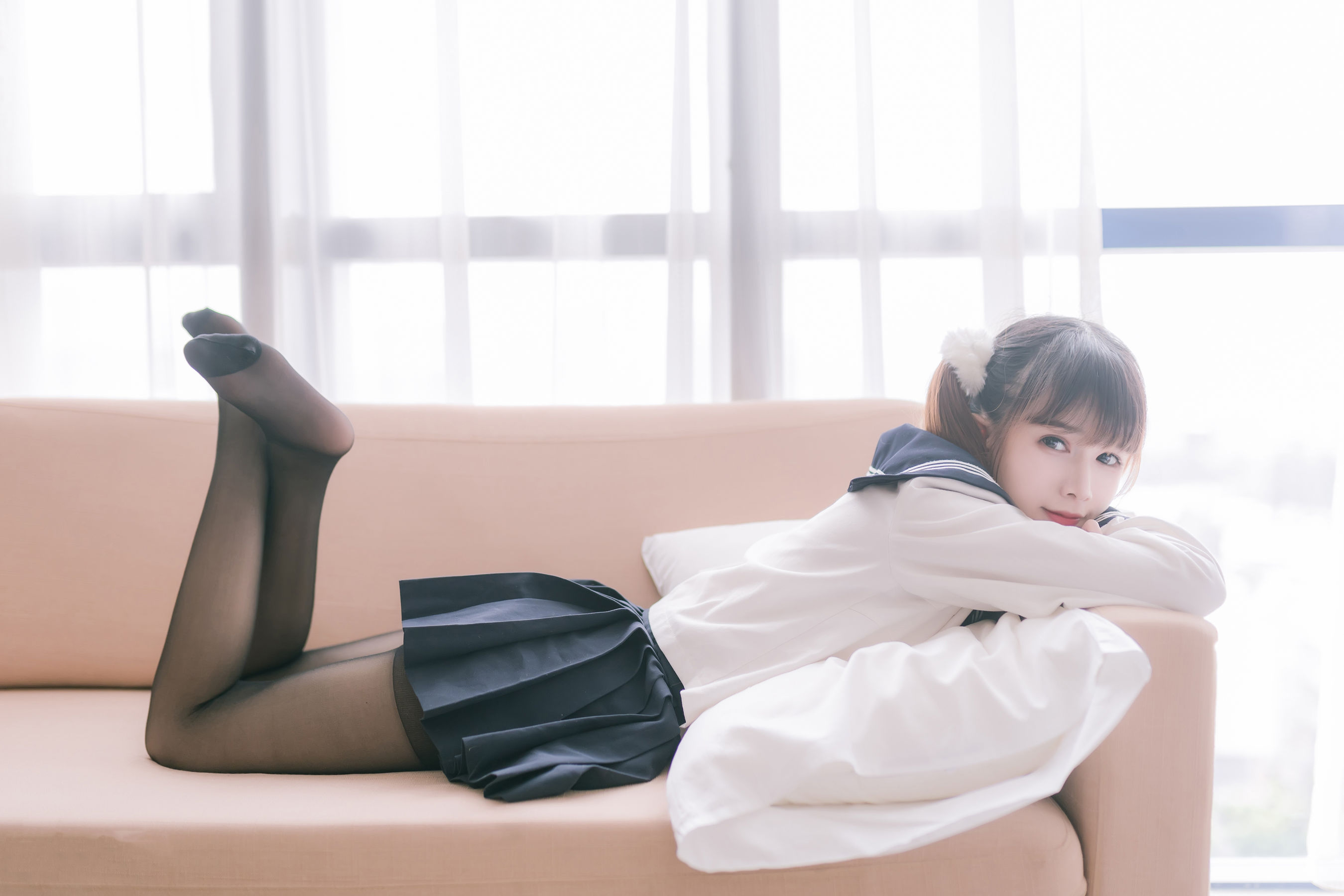 [喵糖映画] JKL.023 渡边爻爻爻子 双马尾JK制服_第3张