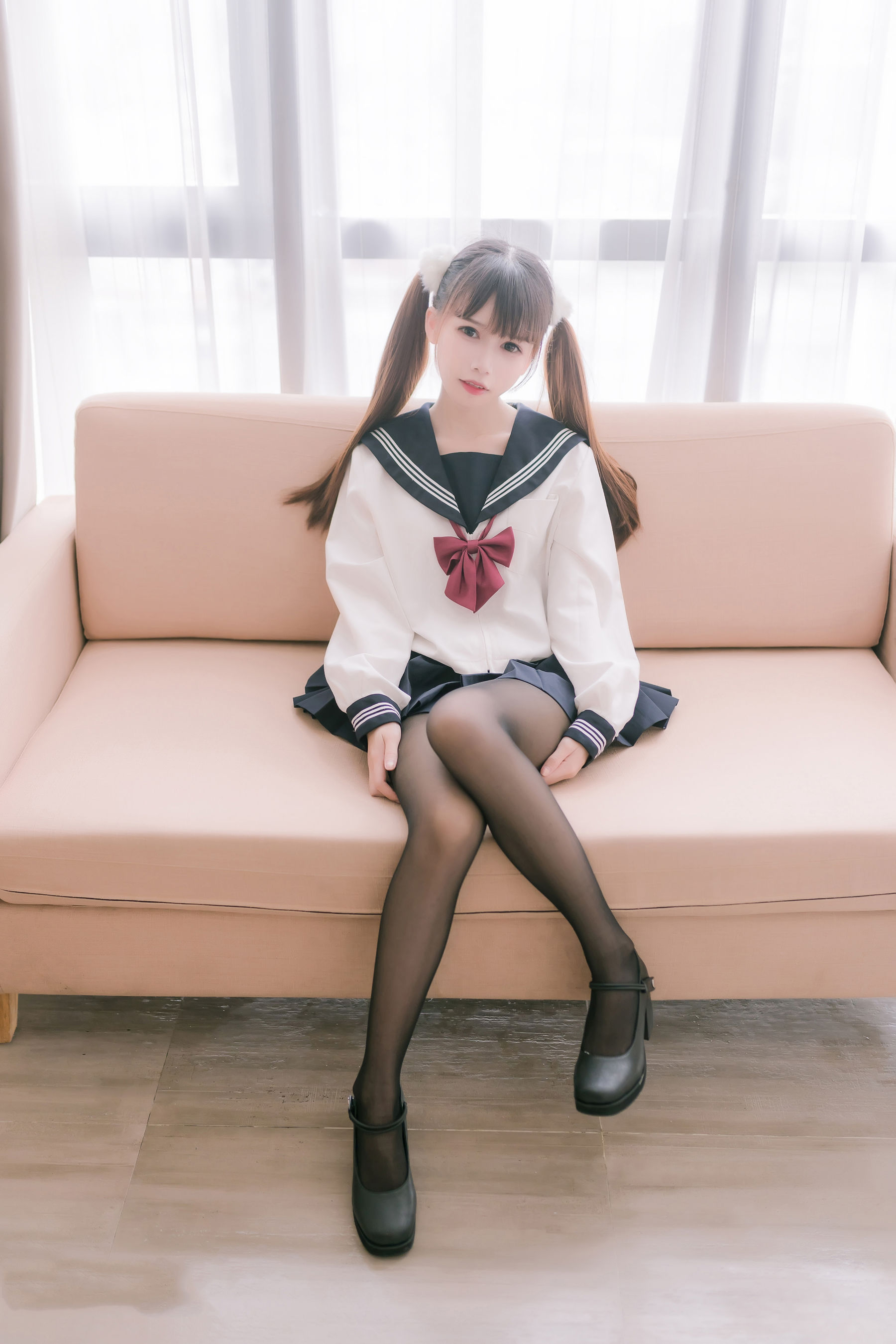 [喵糖映画] JKL.023 渡边爻爻爻子 双马尾JK制服_第4张