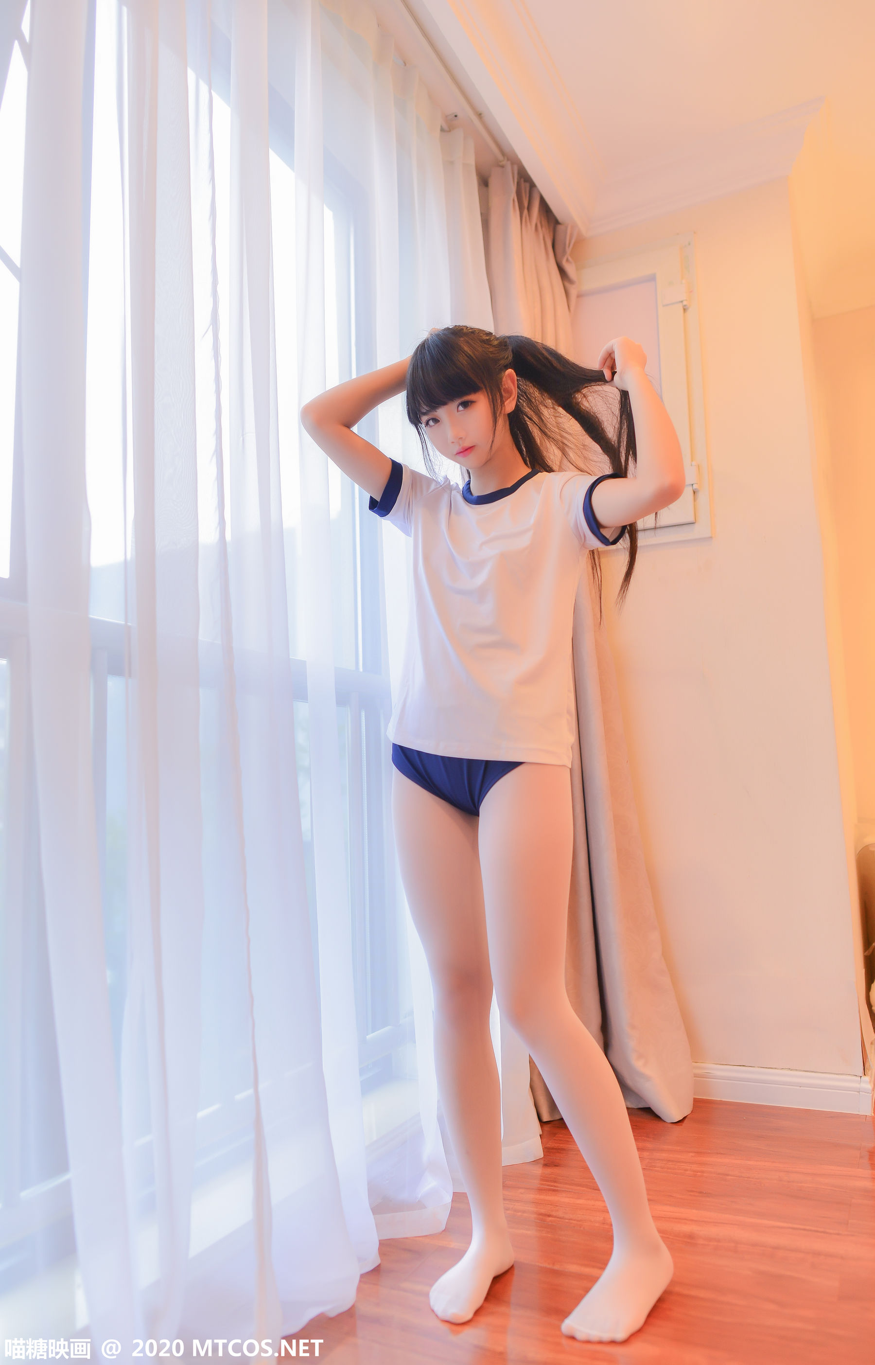 [喵糖映画] VOL.286 雪琪 白色体操服_第1张