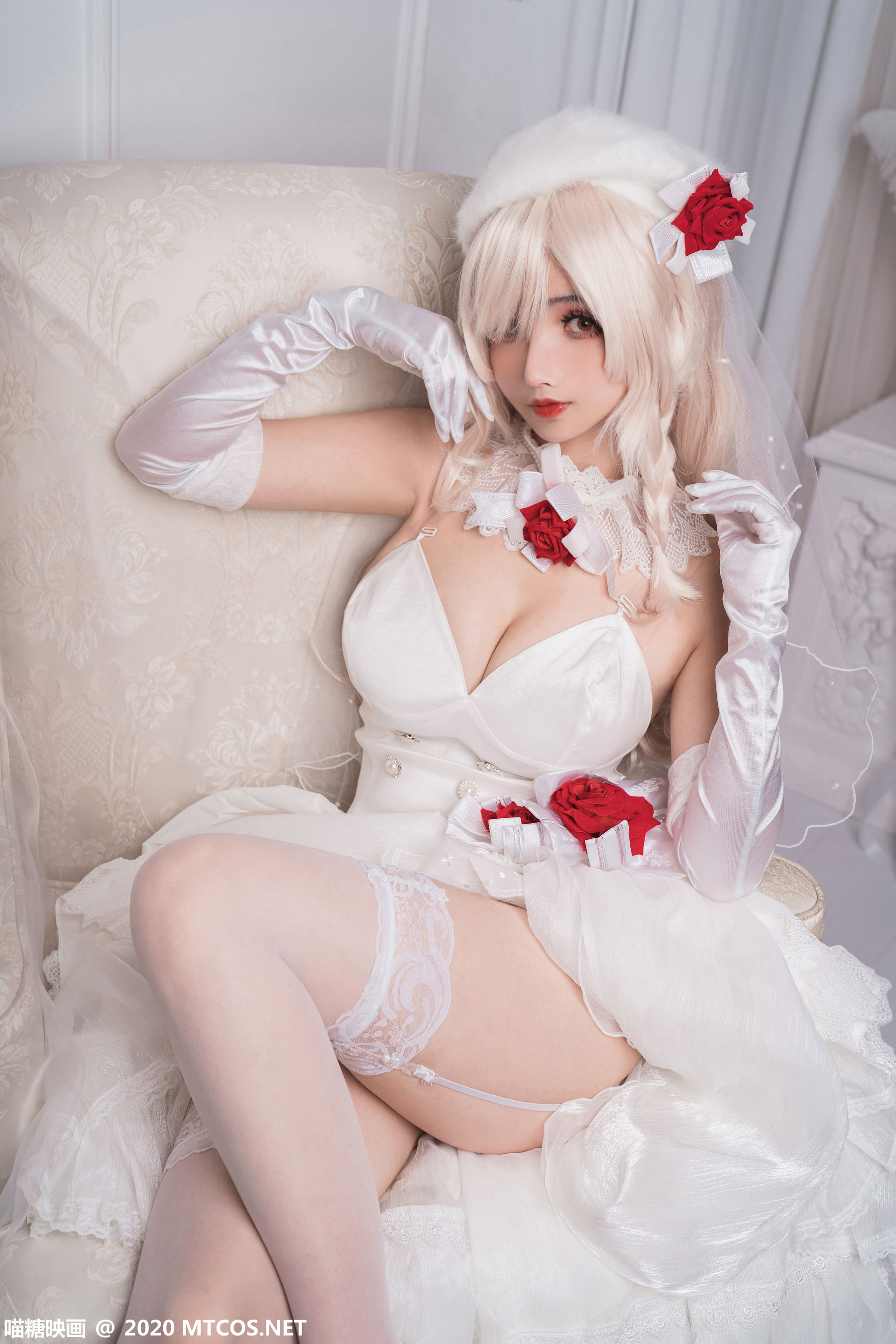 [喵糖映画] VOL.290 凉凉子 白色花嫁_第4张