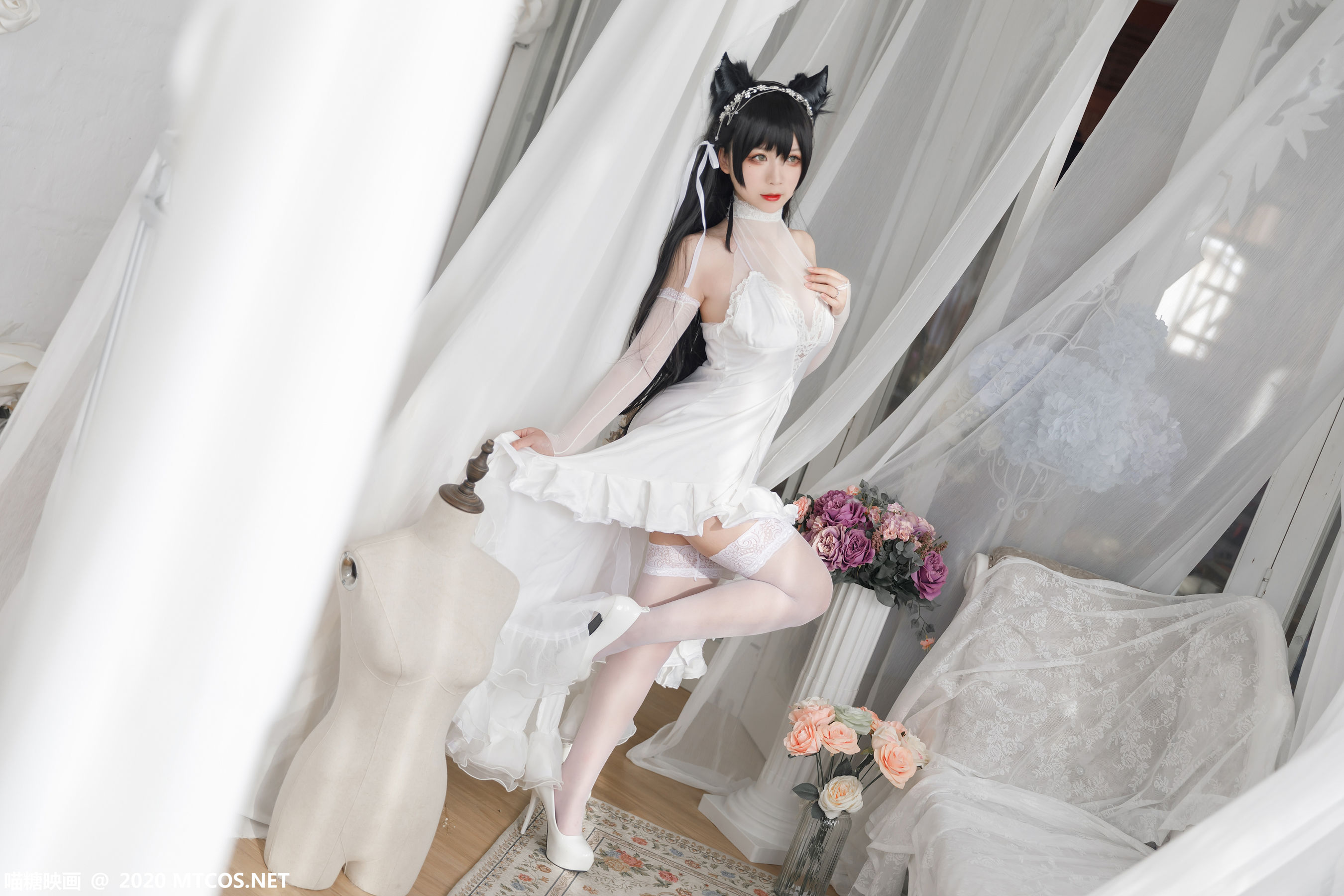 [喵糖映画] VOL.292 樱落酱w 爱宕花嫁_第2张