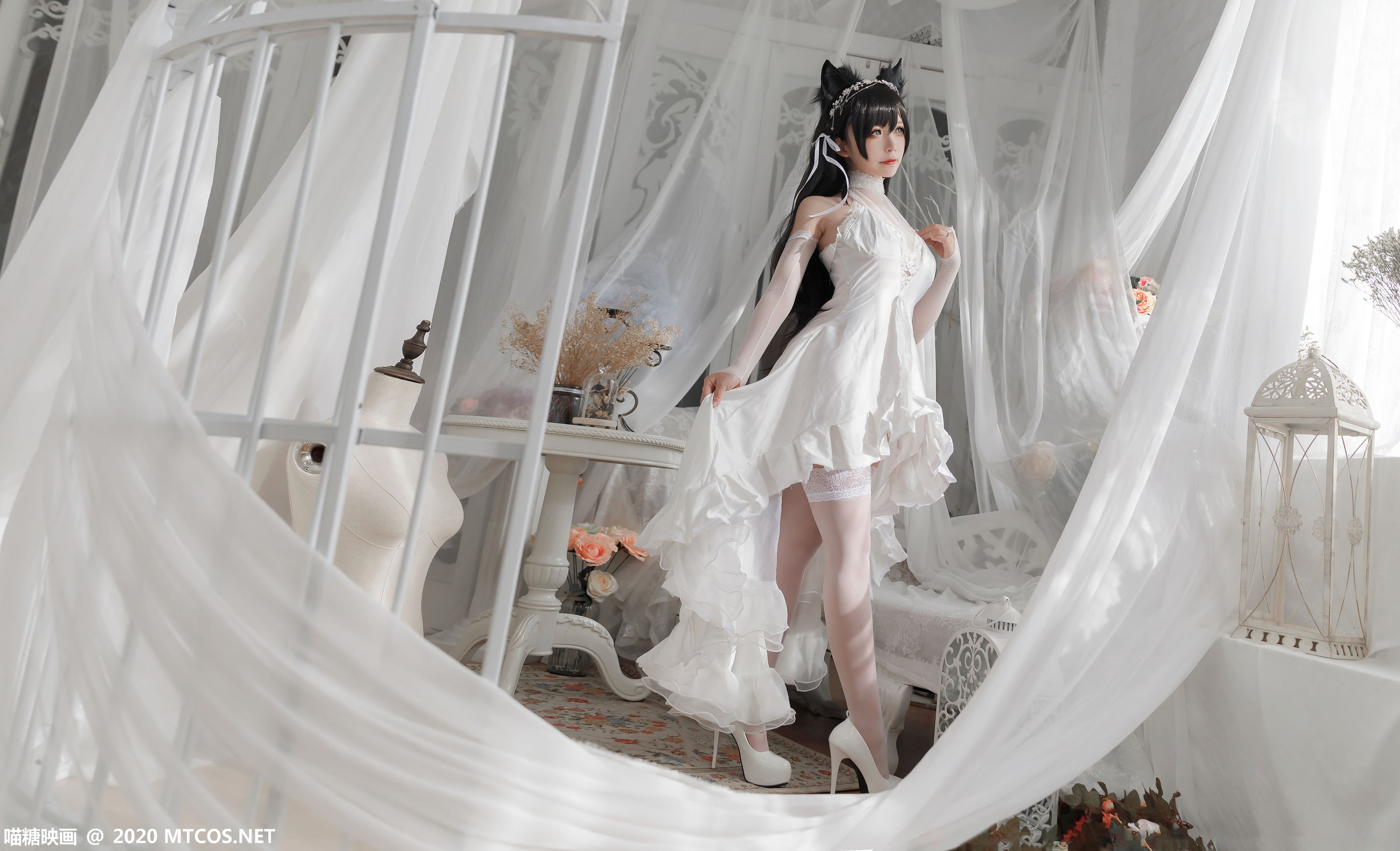 [喵糖映画] VOL.292 樱落酱w 爱宕花嫁_第4张