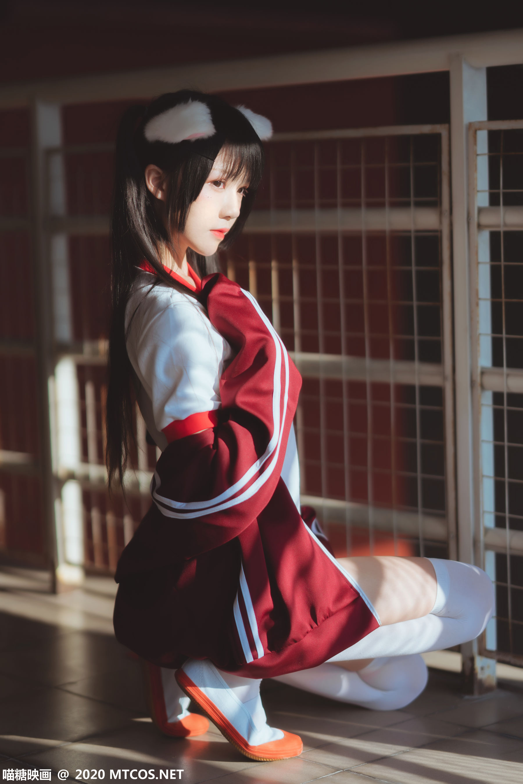 [喵糖映画] VOL.308 桜桃喵 红色体操服_第4张