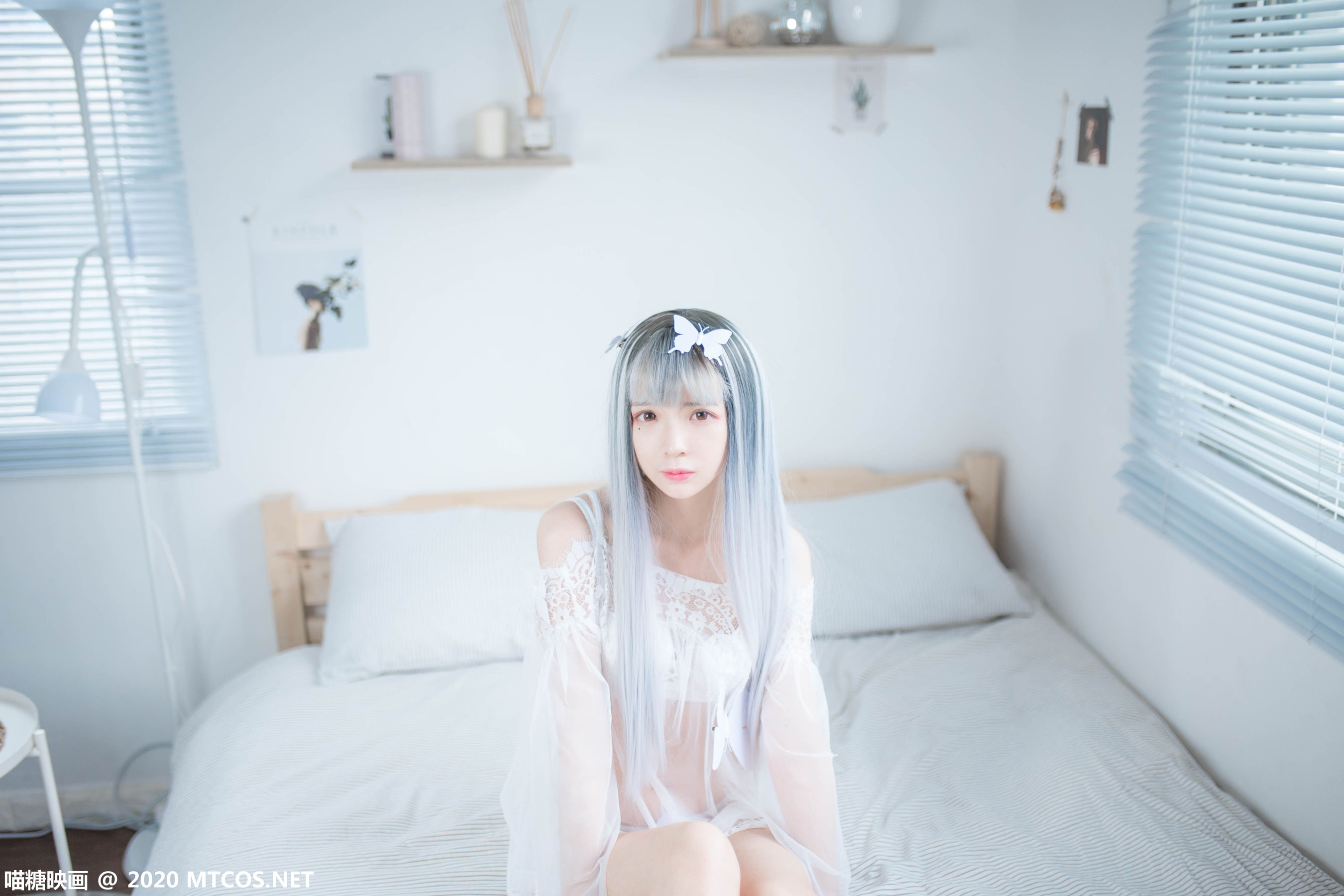 [喵糖映画] VOL.325 疯猫ss 白色纱裙_第5张
