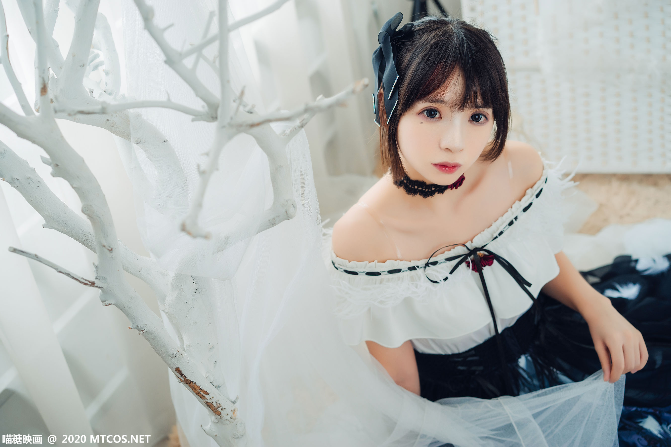 [喵糖映画] VOL.329 疯猫ss 小白裙_第2张