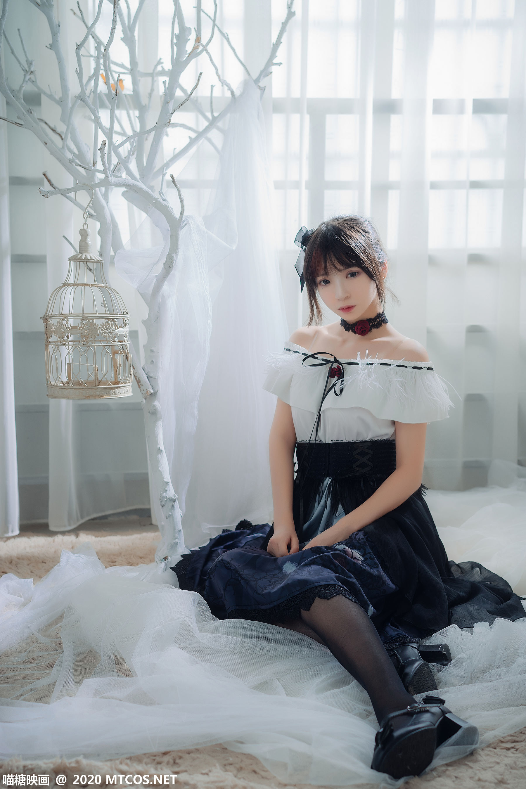 [喵糖映画] VOL.329 疯猫ss 小白裙_第3张