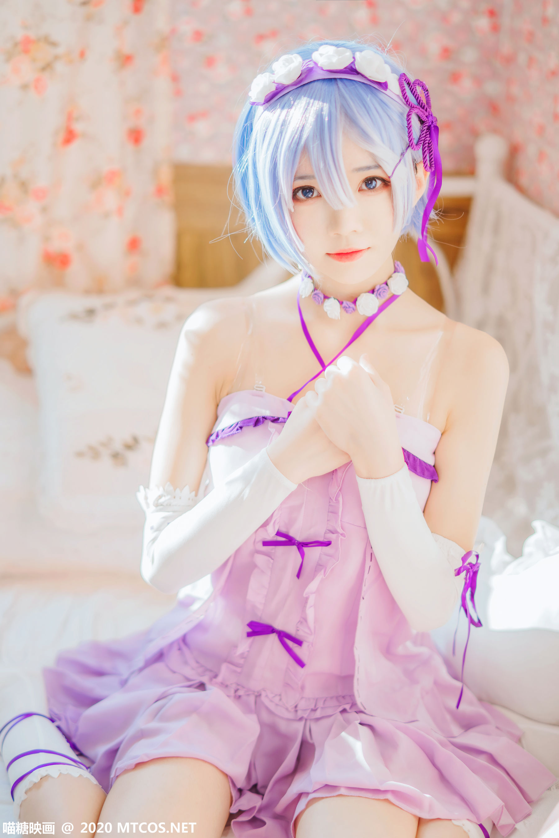 [喵糖映画] VOL.337 桜桃喵 雷姆睡裙_第1张