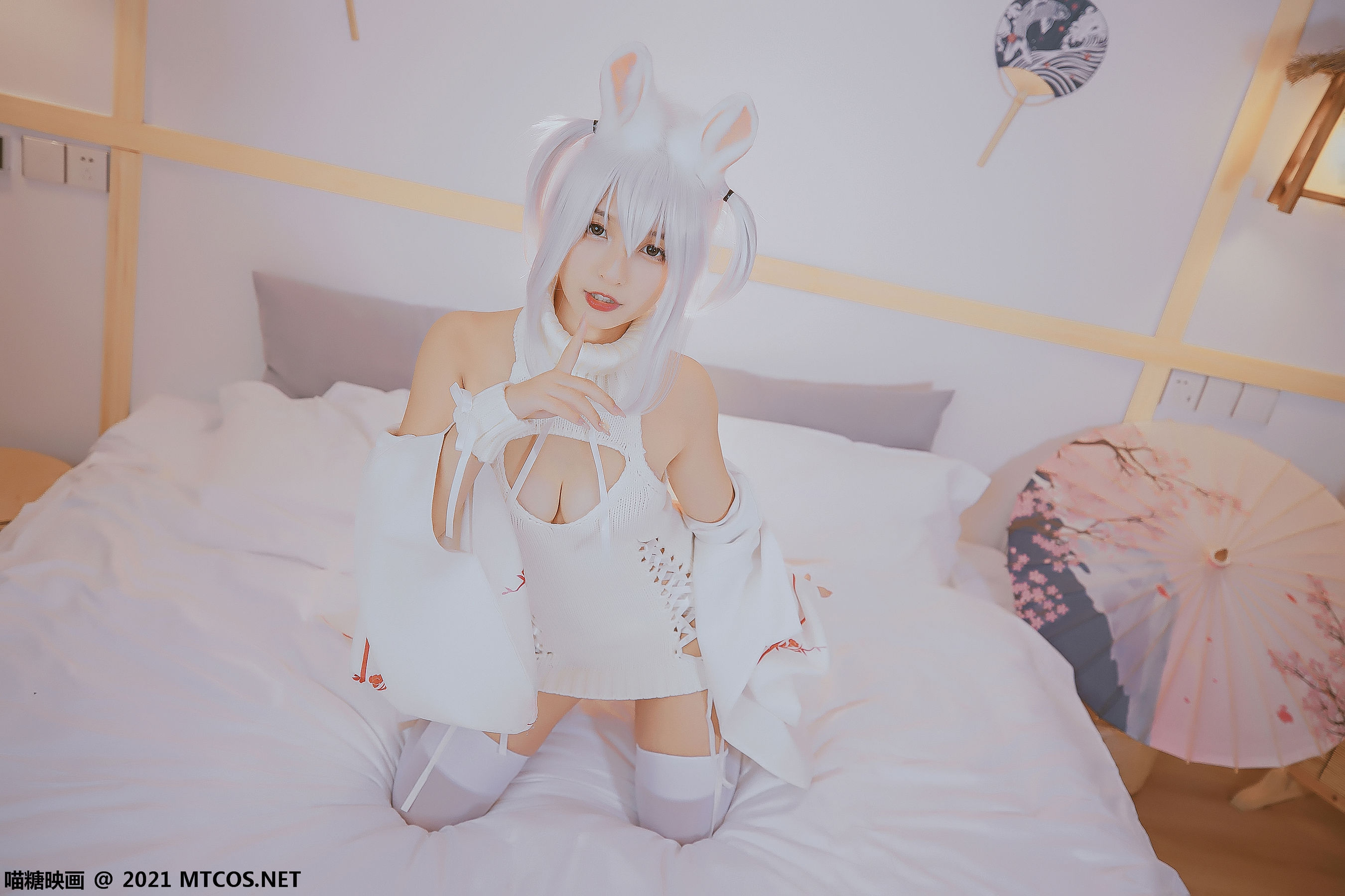 [喵糖映画] VOL.346 神楽坂真冬 兔耳娘_第4张