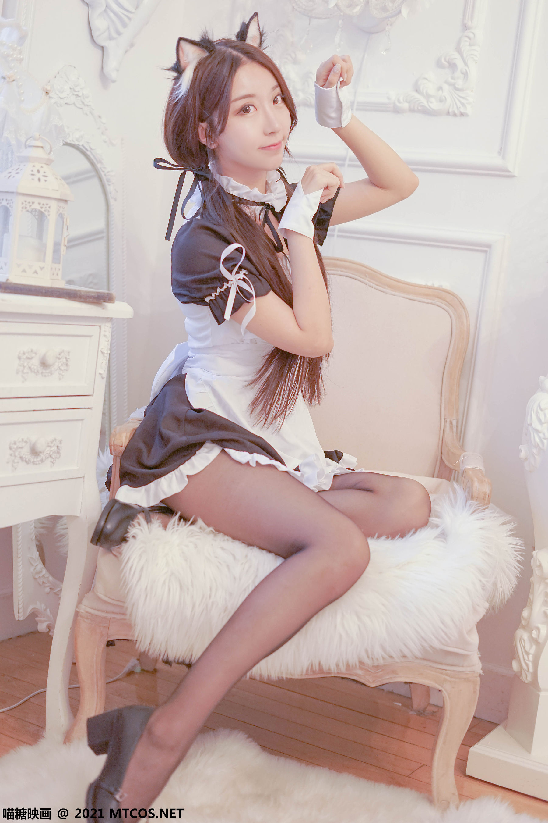 [喵糖映画] VOL.348 黑川 猫儿女仆_第2张