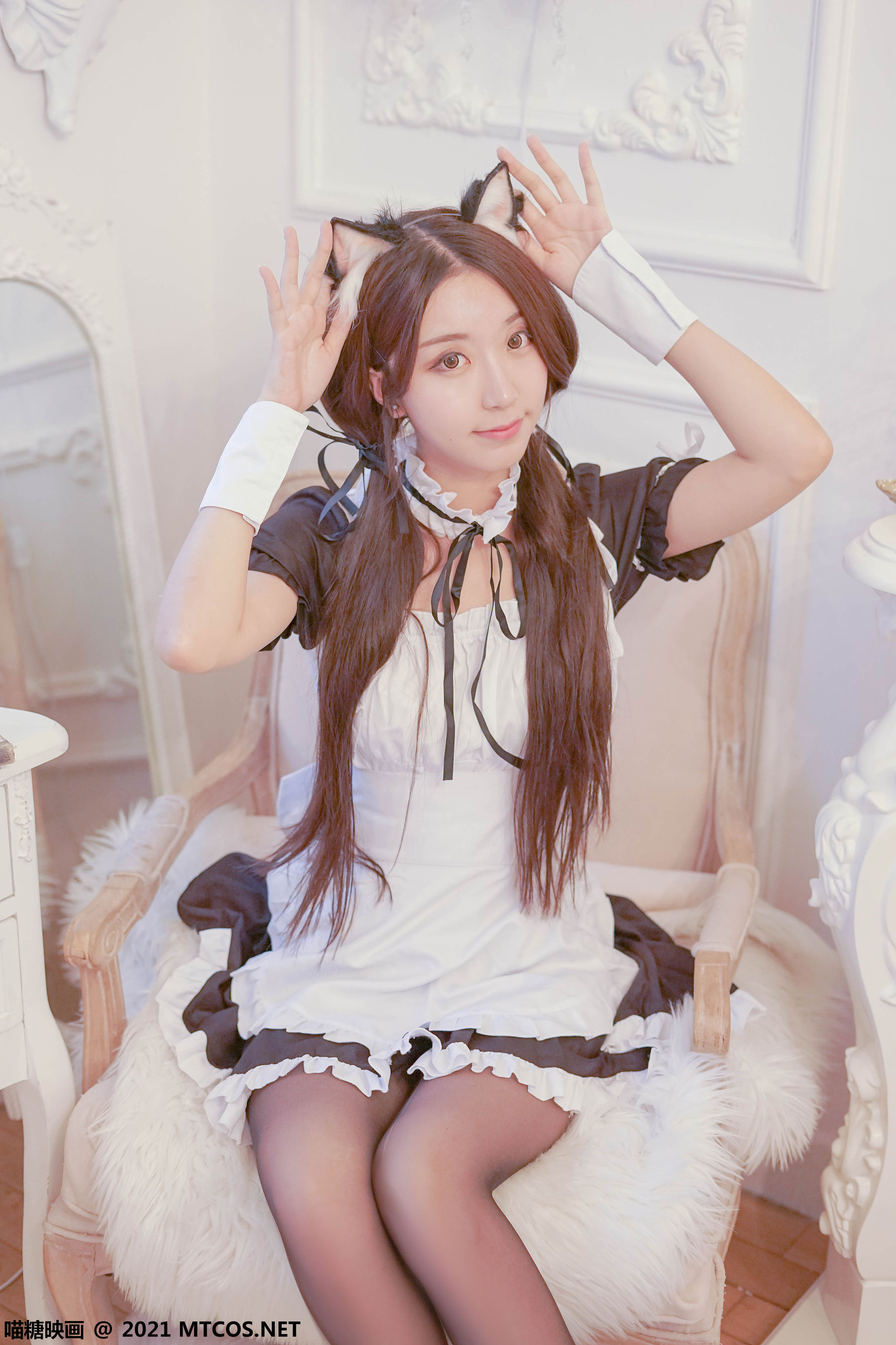 [喵糖映画] VOL.348 黑川 猫儿女仆_第4张