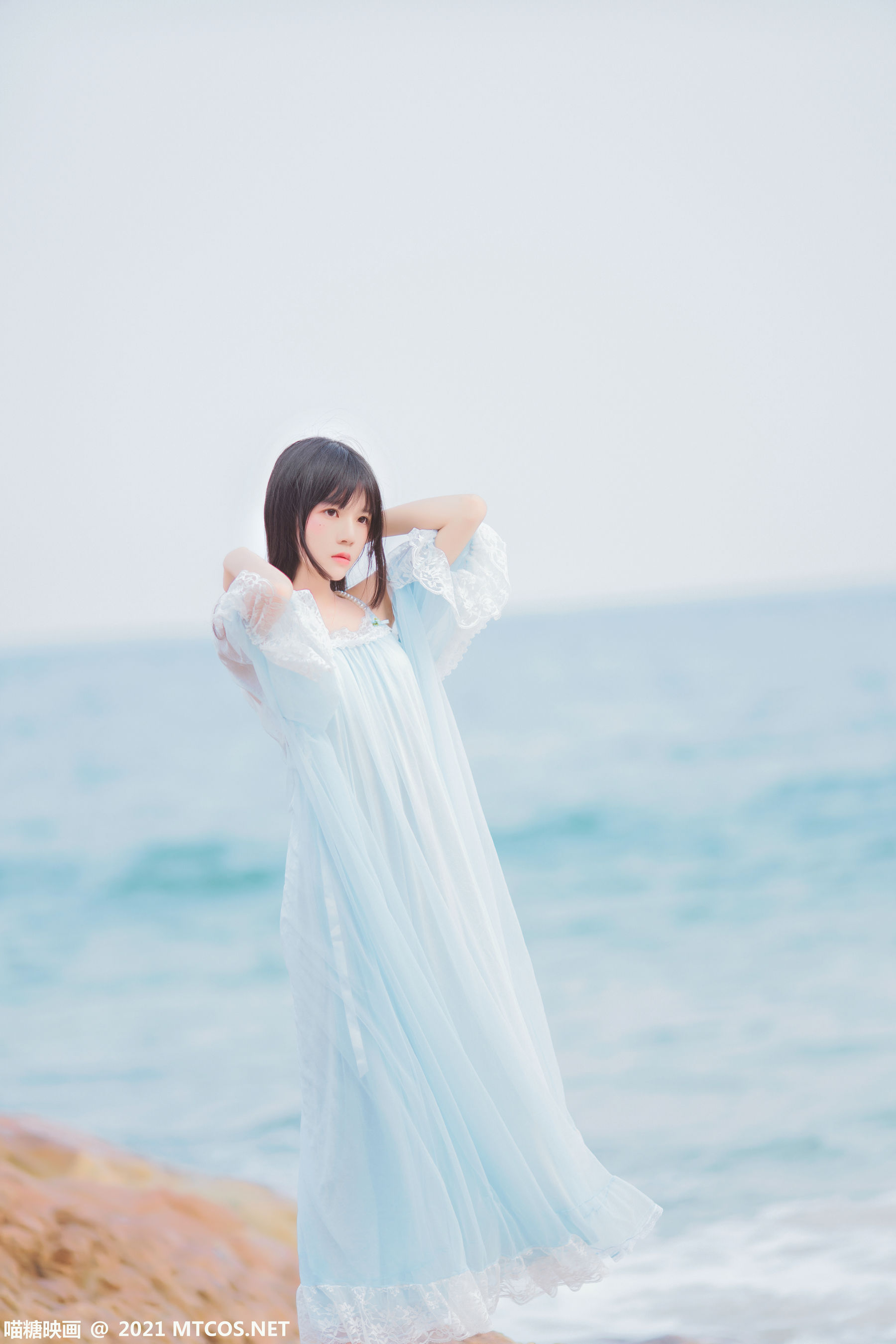 [喵糖映画] VOL.380 桜桃喵 海边长裙_第1张