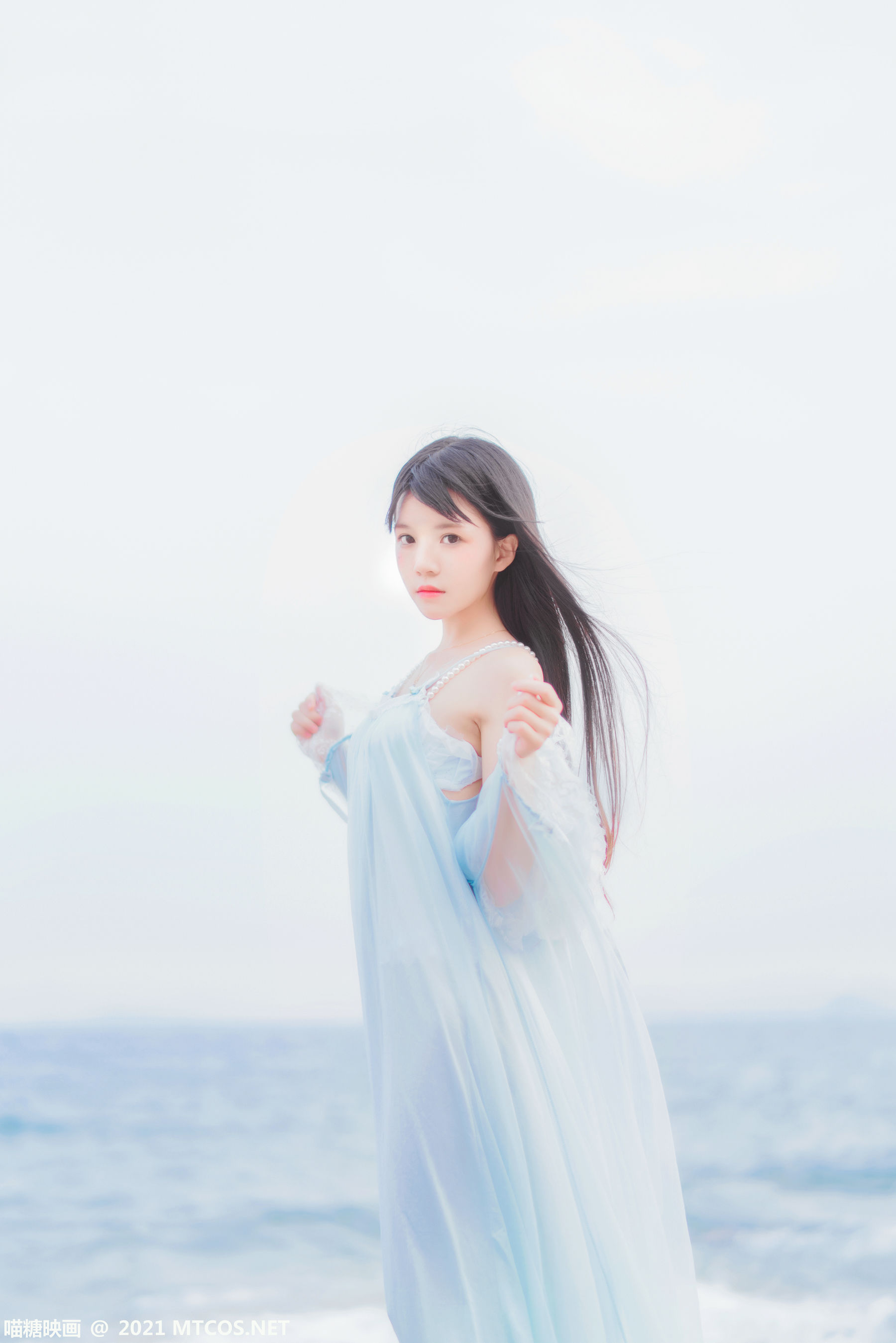 [喵糖映画] VOL.380 桜桃喵 海边长裙_第3张