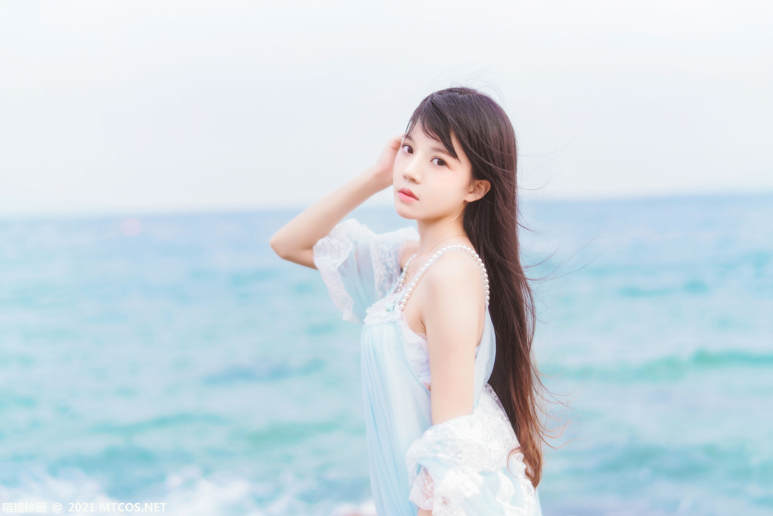 [喵糖映画] VOL.380 桜桃喵 海边长裙_第4张