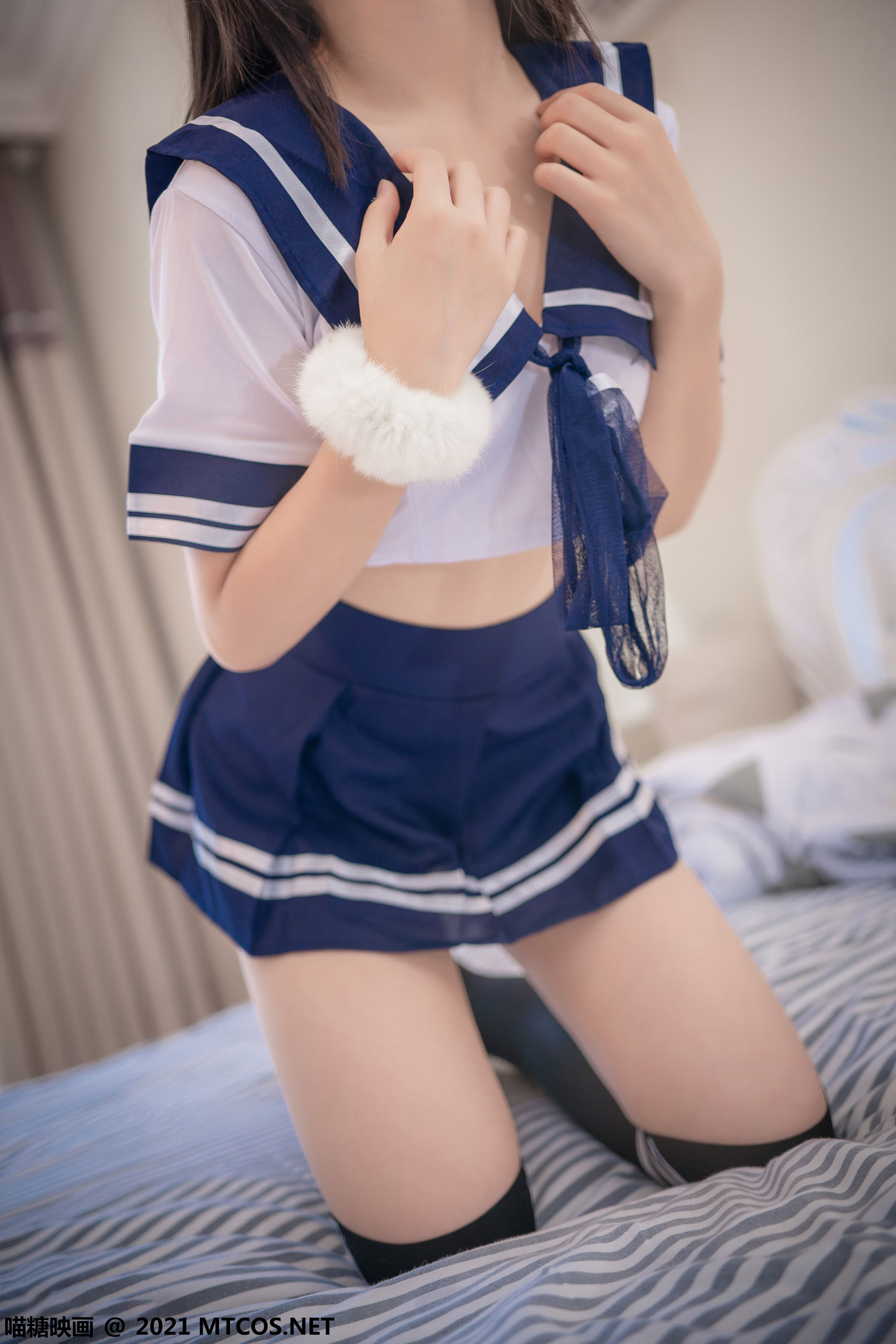 [喵糖映画] VOL.392 米朵 水手裙学妹_第2张