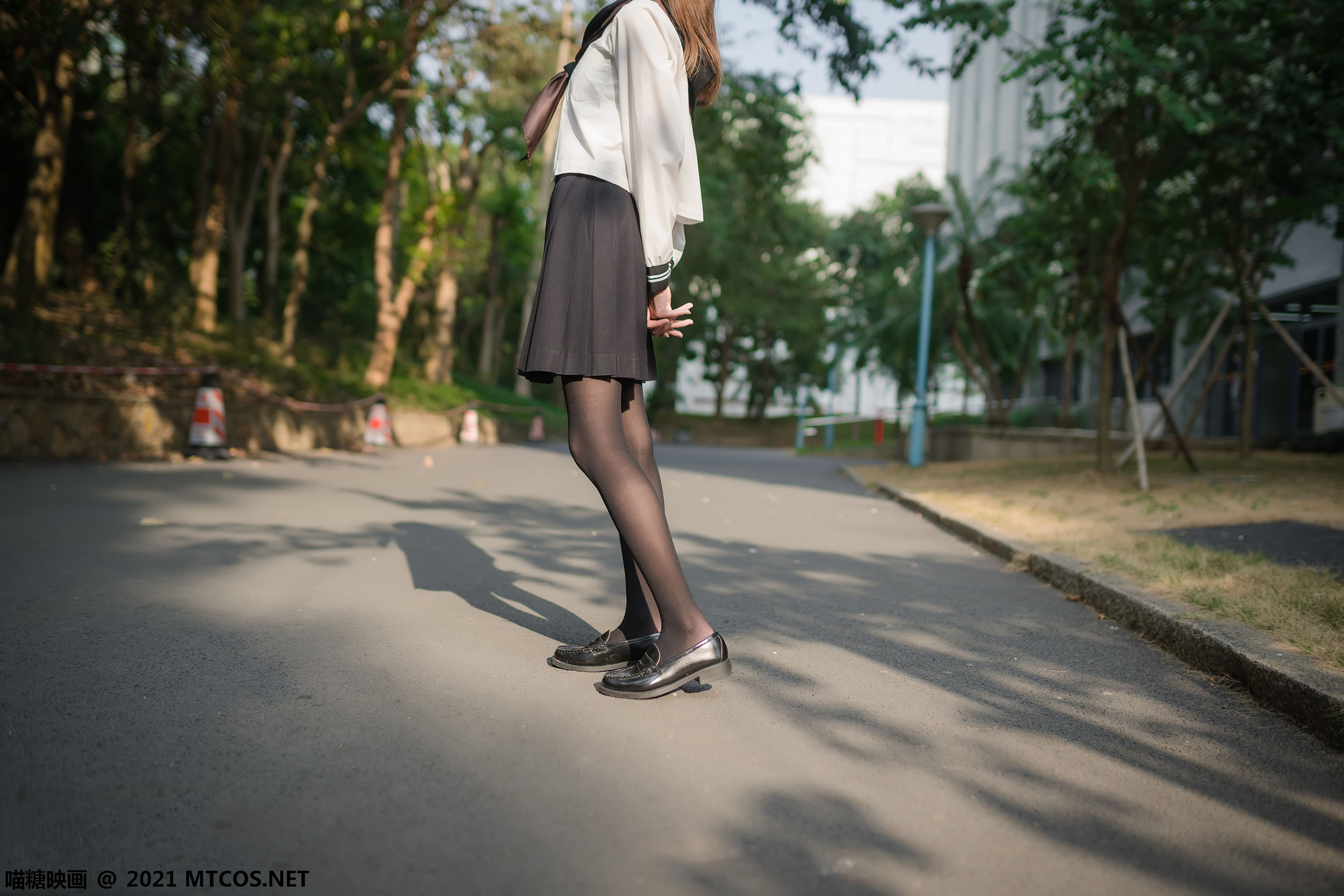 [喵糖映画] VOL.409 祖木子 黄昏下的JK_第3张