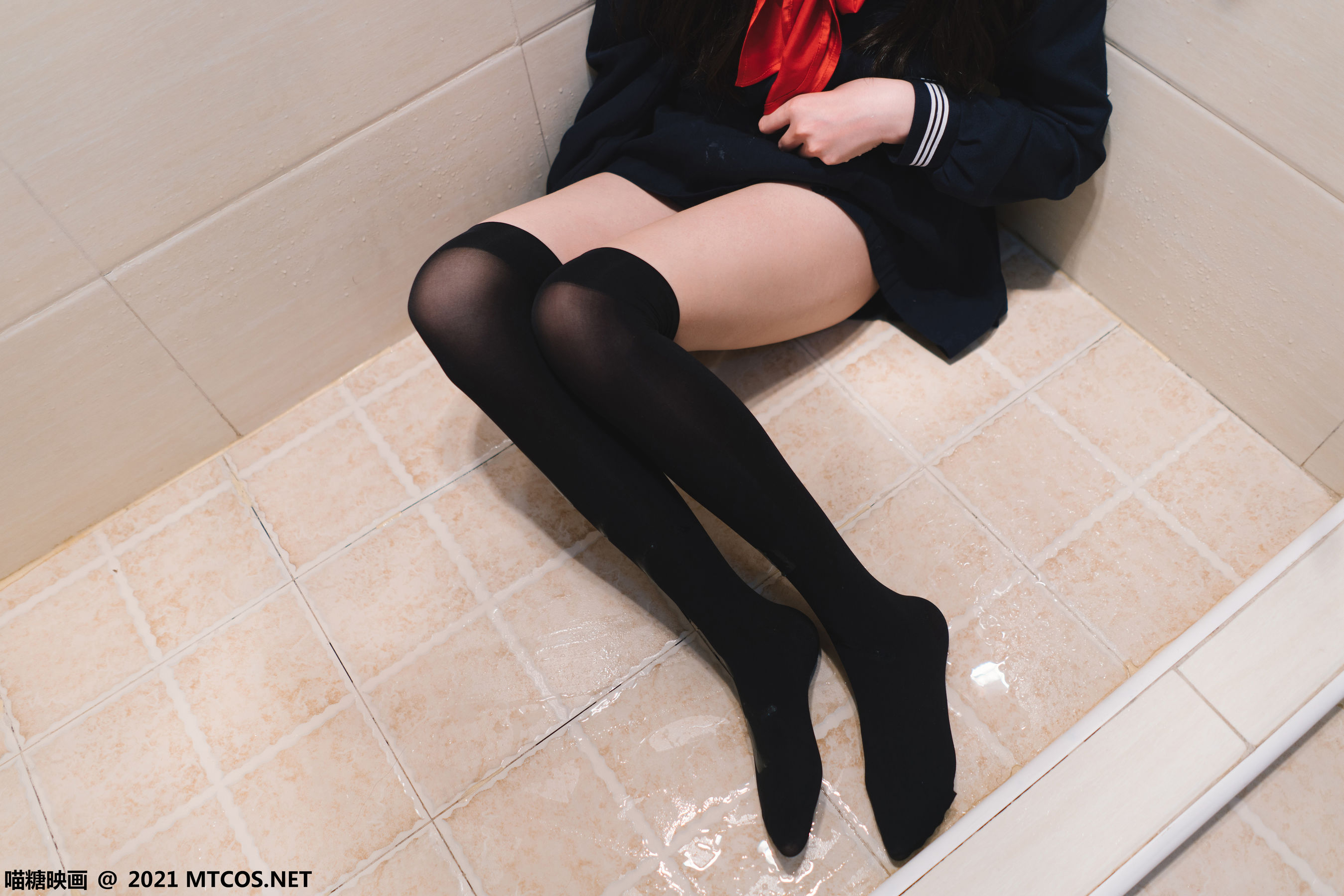 [喵糖映画] VOL.410 浴室JK_第4张