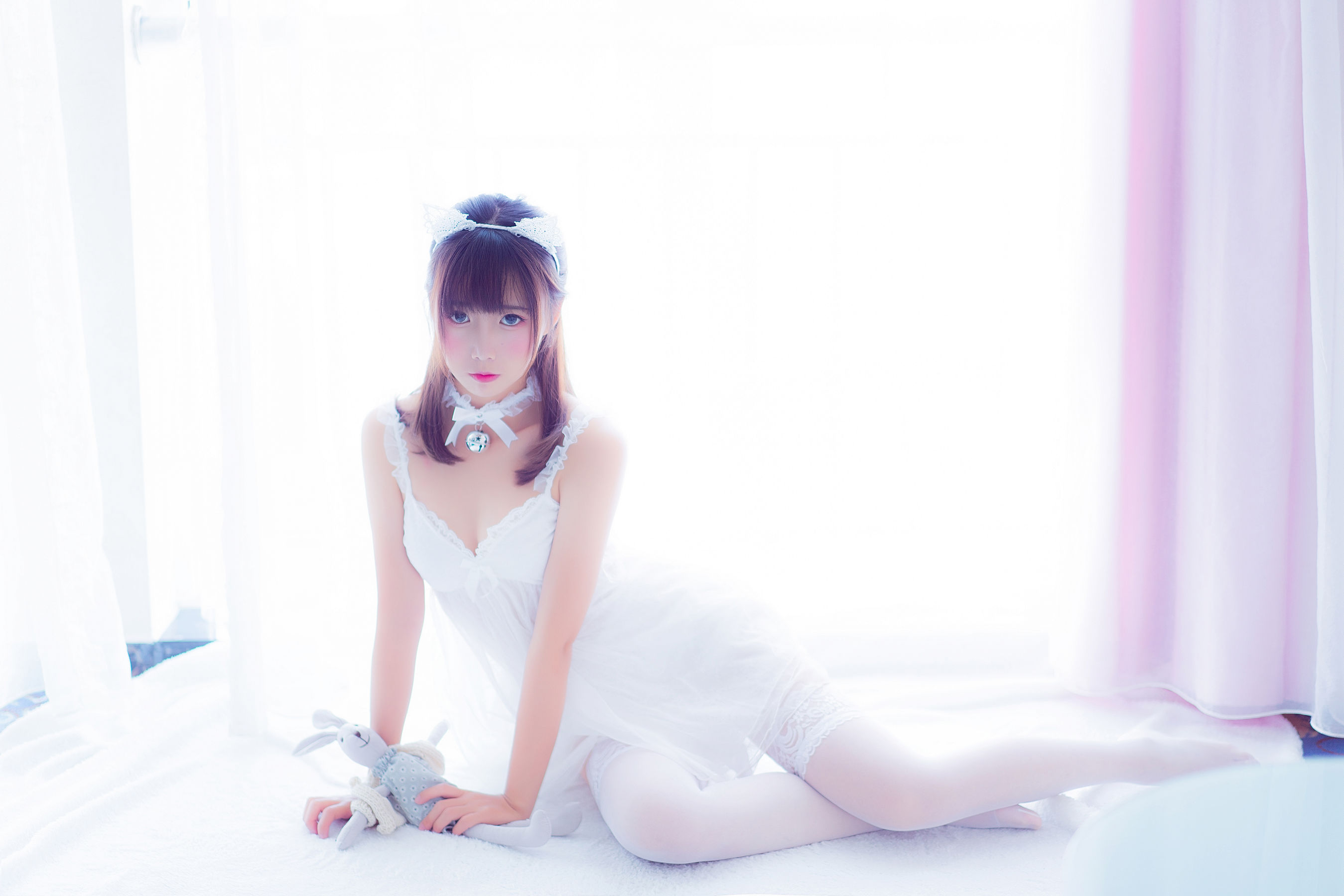 [喵糖映画] VOL.415  面饼仙儿  白裙少女_第2张