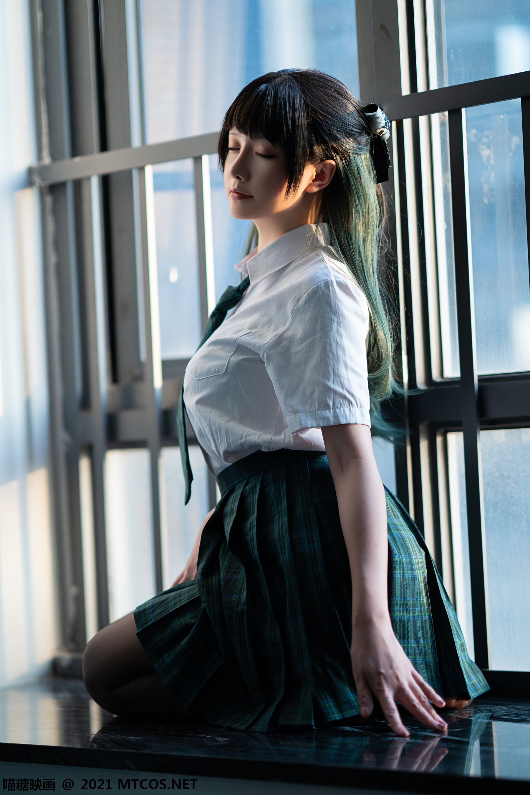 [喵糖映画] VOL.435 星之迟迟 绿色JK_第1张