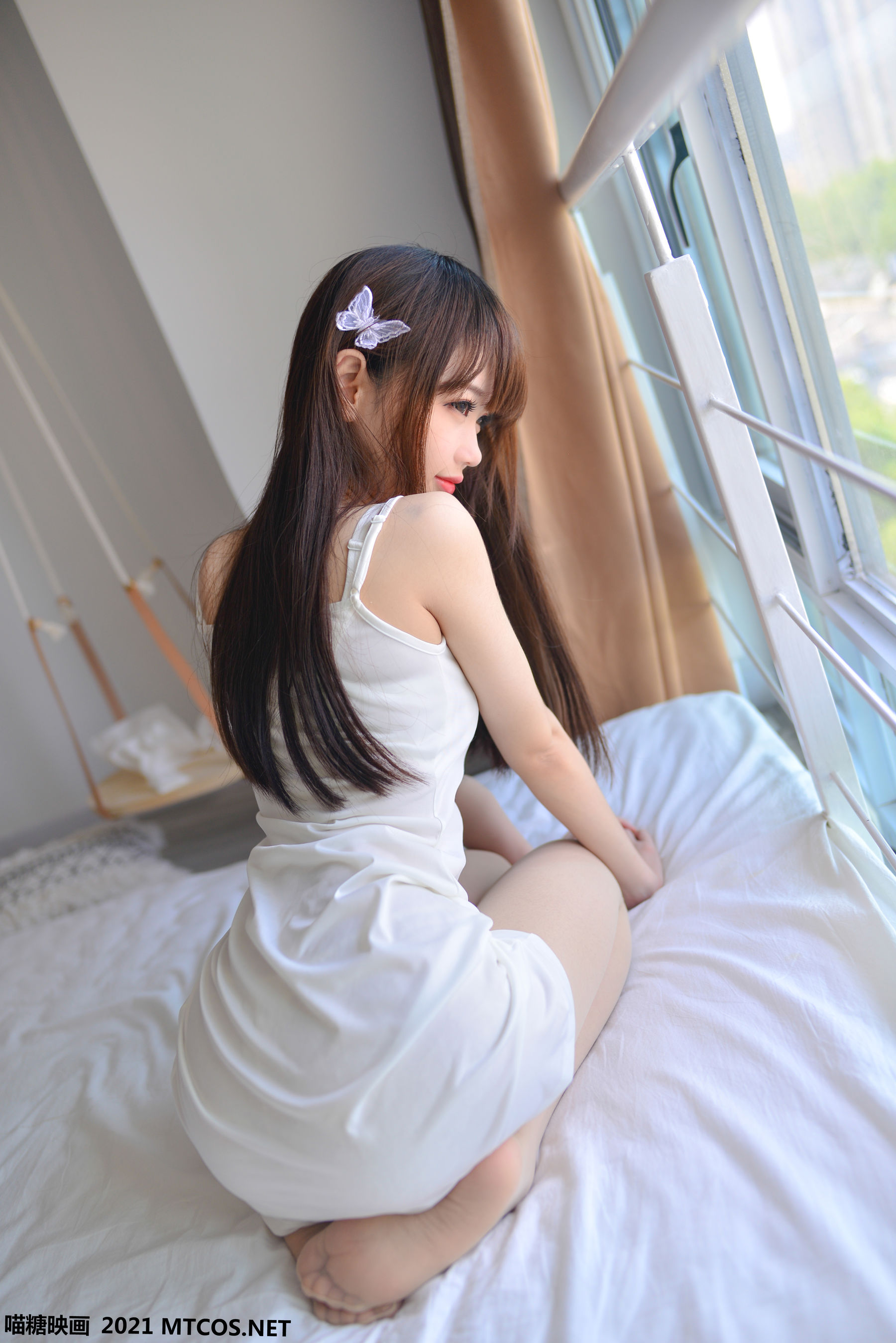 [喵糖映画] VOL.454 雪琪 白色女友 写真套图_第4张