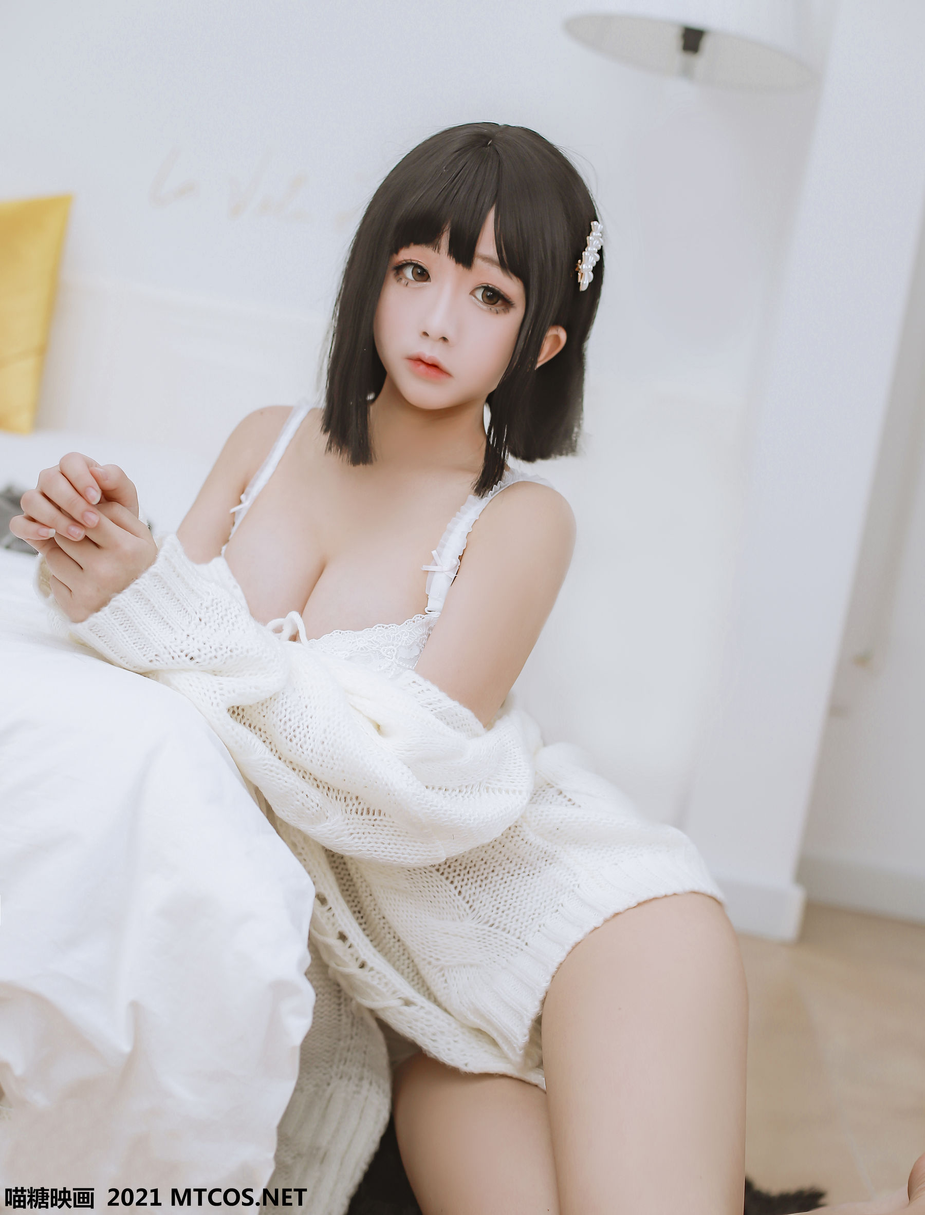 [喵糖映画] VOL.457 日奈娇 妹妹的白色毛衣_第1张