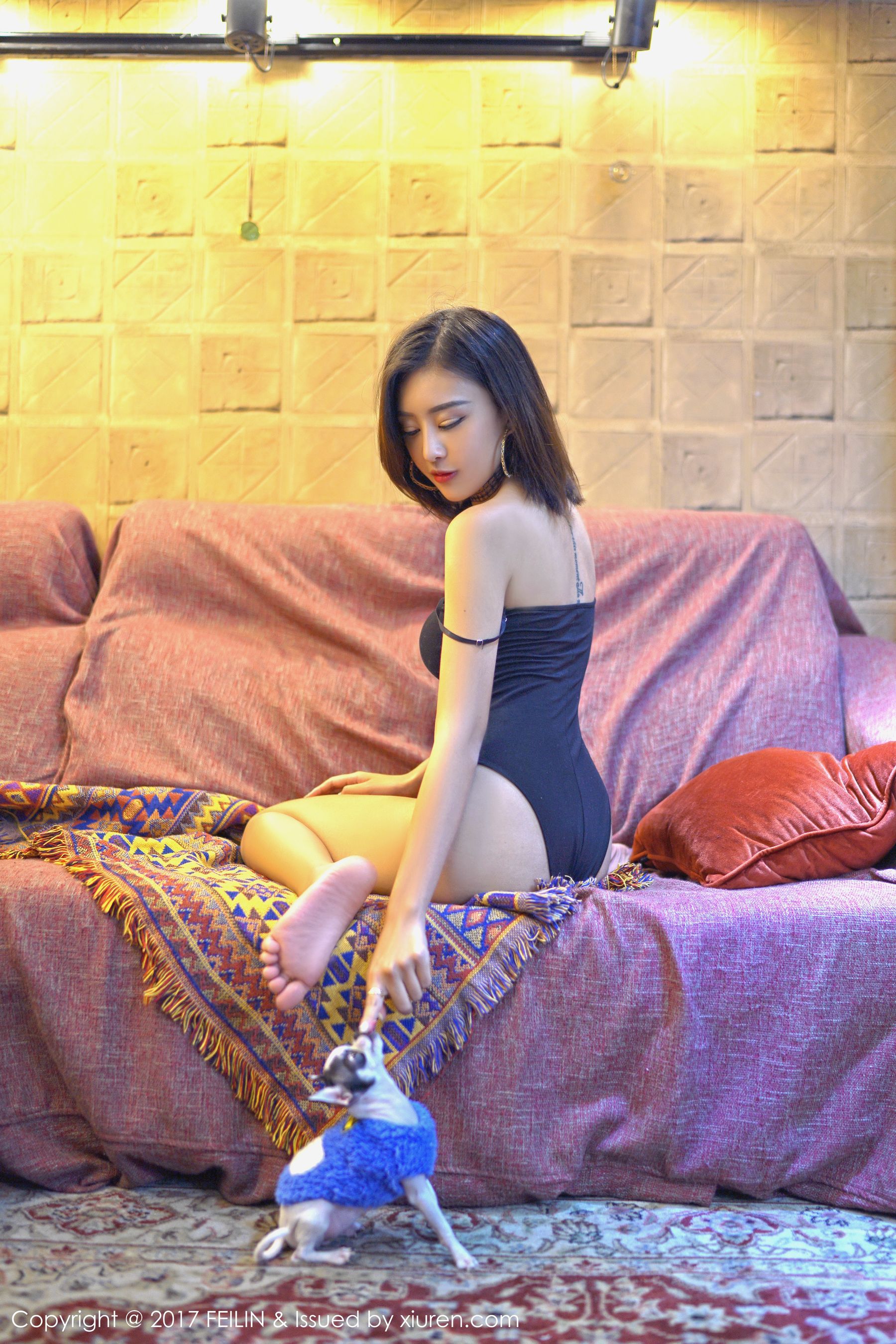 赵艺璇《精致五官+出色的马甲线》 [嗲囡囡FEILIN] VOL.087_第4张