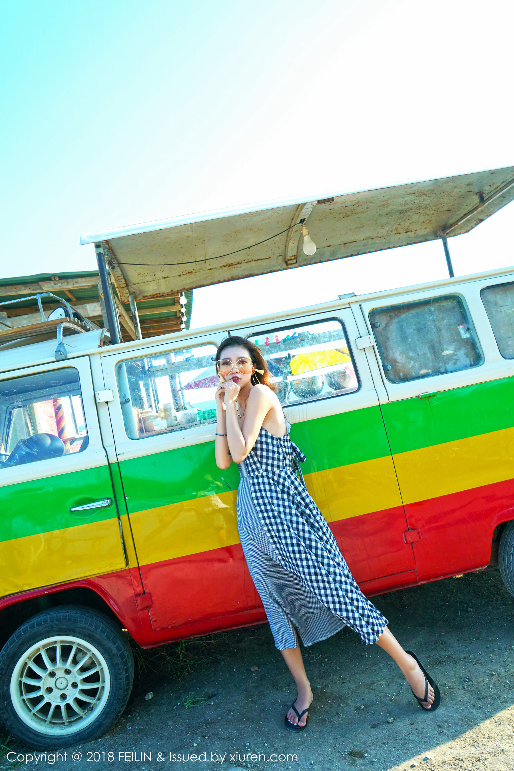 冯木木LRIS《海边清新系列》 [嗲囡囡FEILIN] VOL.142_第2张