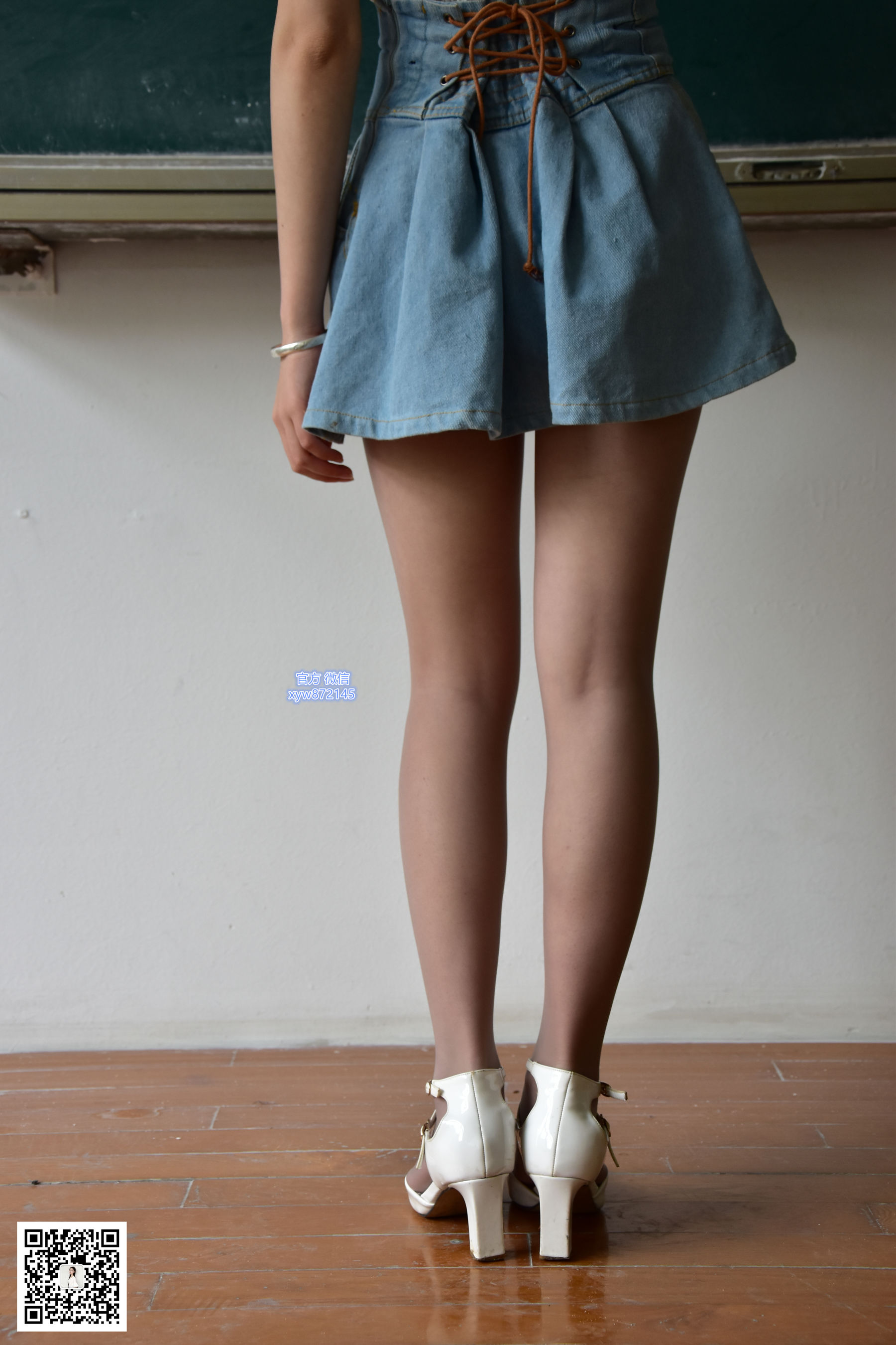 [大生模拍] No.021 柔柔 教室美丝足_第4张