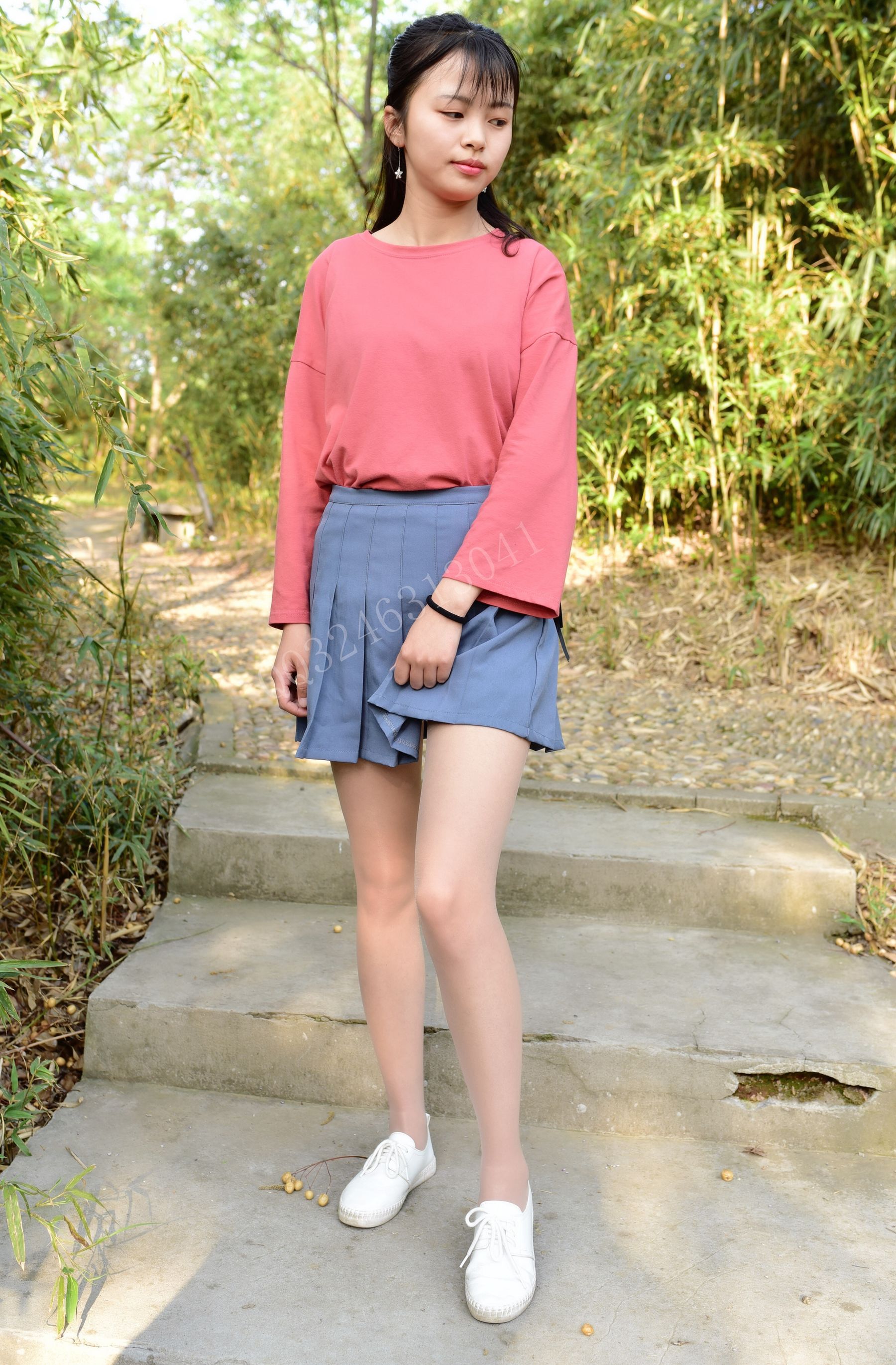 [大生模拍] No.035 晶晶 小清新肉丝_第5张