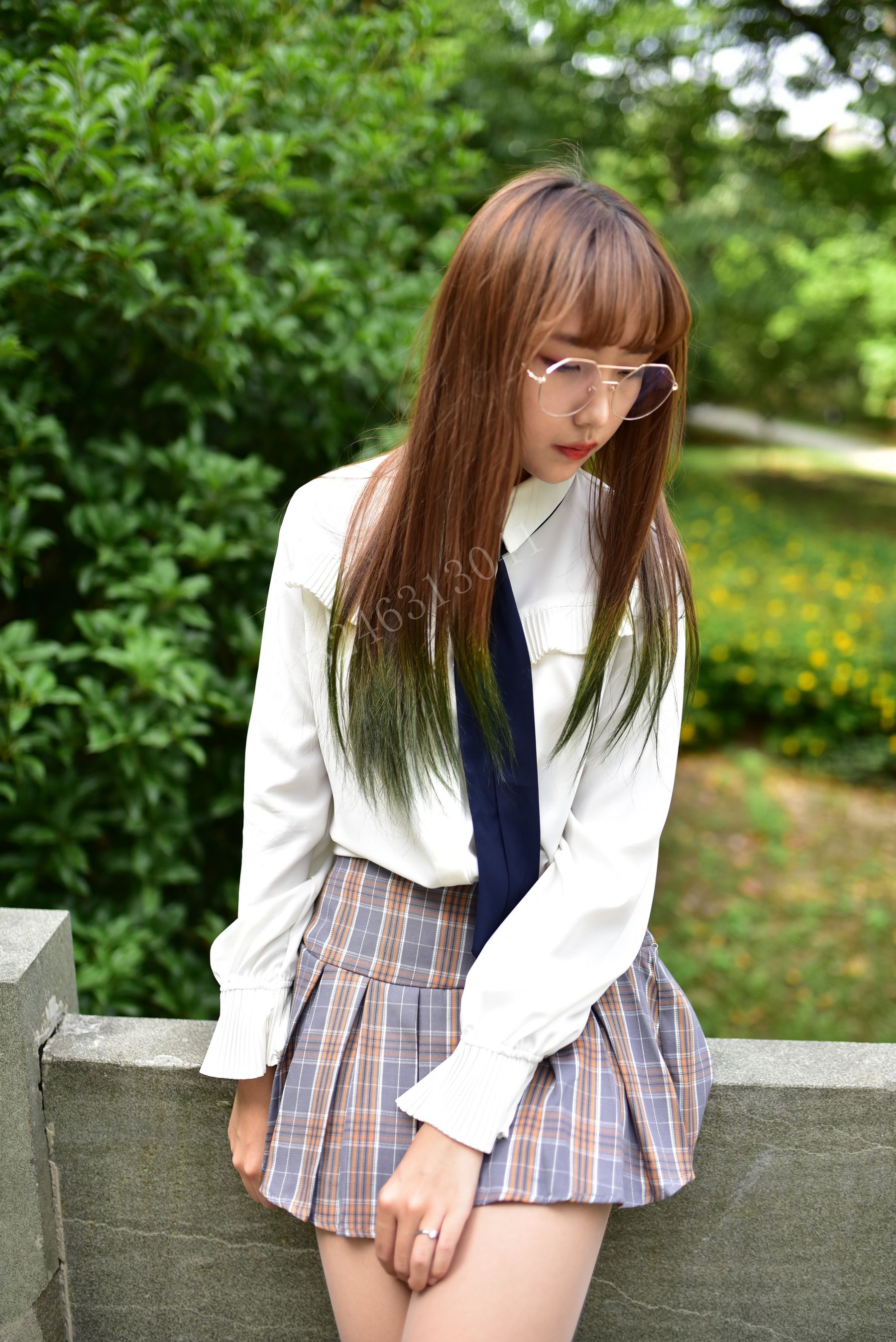 [大生模拍] No.036 小蕊 苏格兰情调小短裙_第2张