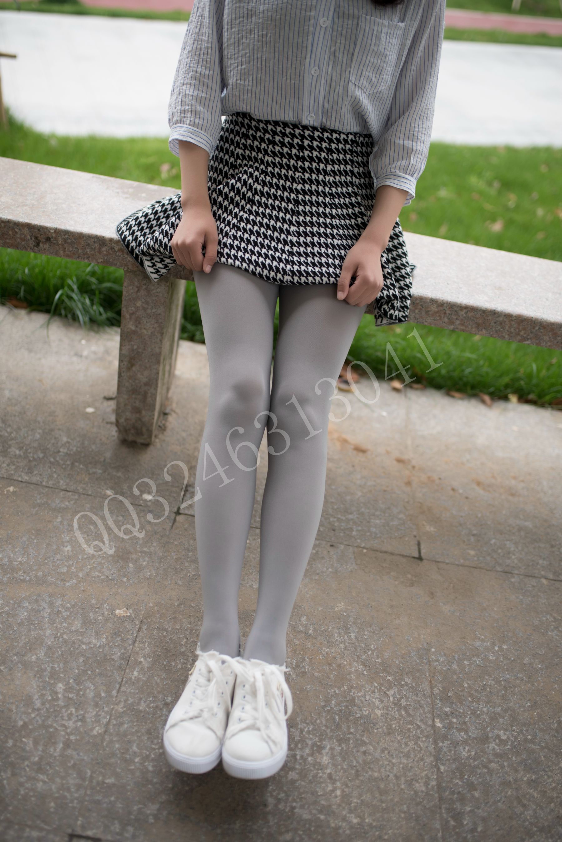 [大生模拍] No.059 晶晶 第一次尝试厚灰丝_第1张