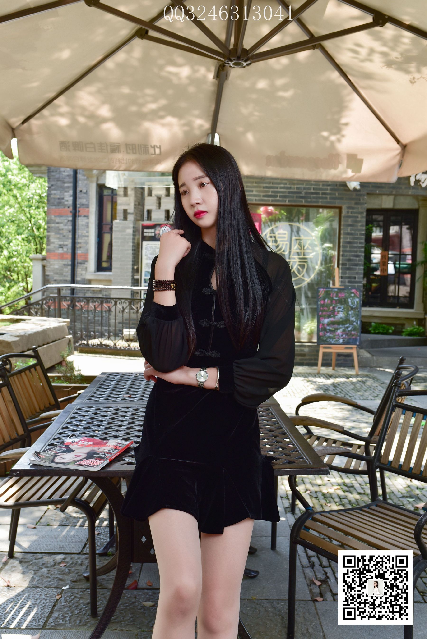 [大生模拍] No.081 小梅 星巴克门口秀肉丝_第5张