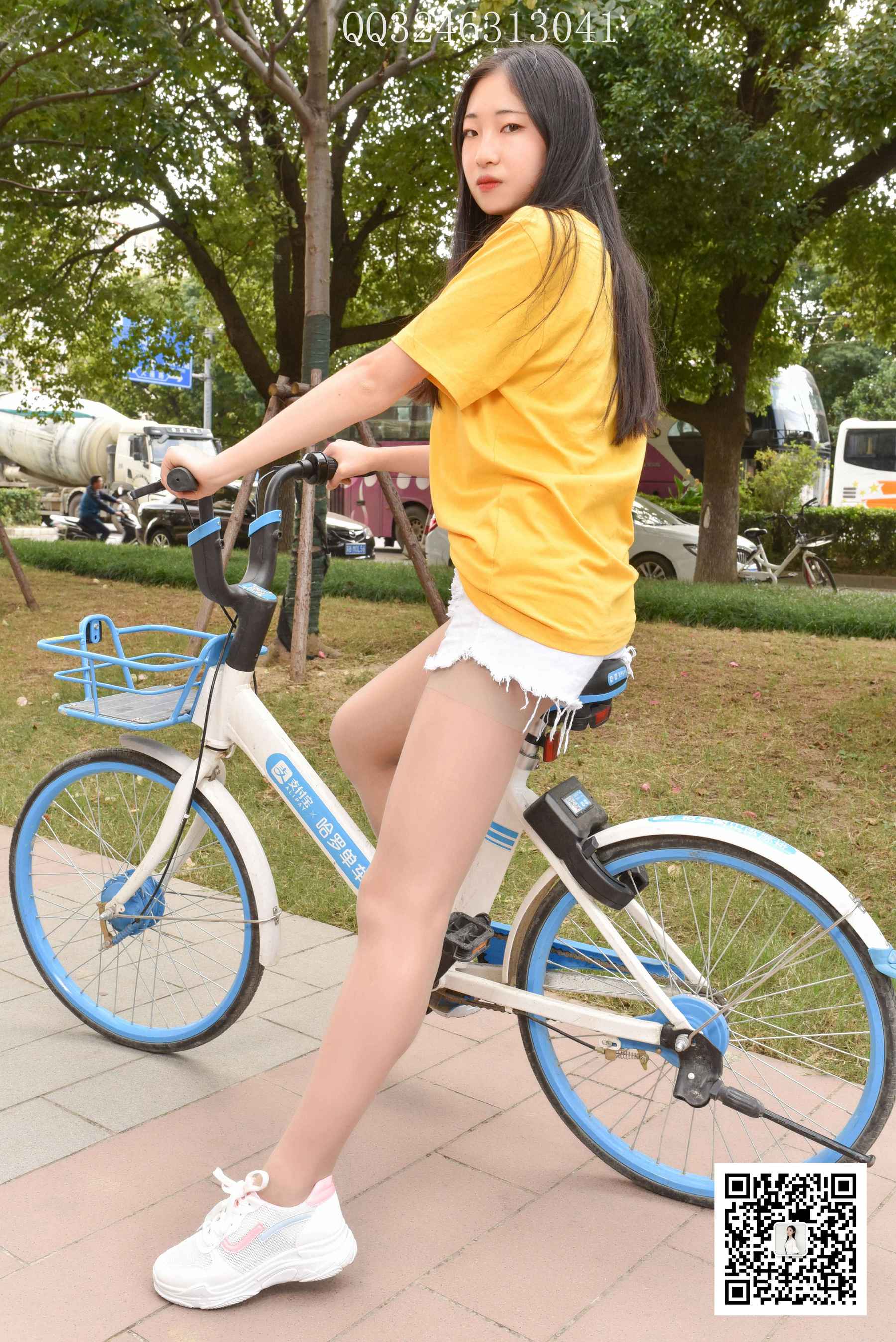 [大生模拍] No.093 匿名 肉丝单车_第1张