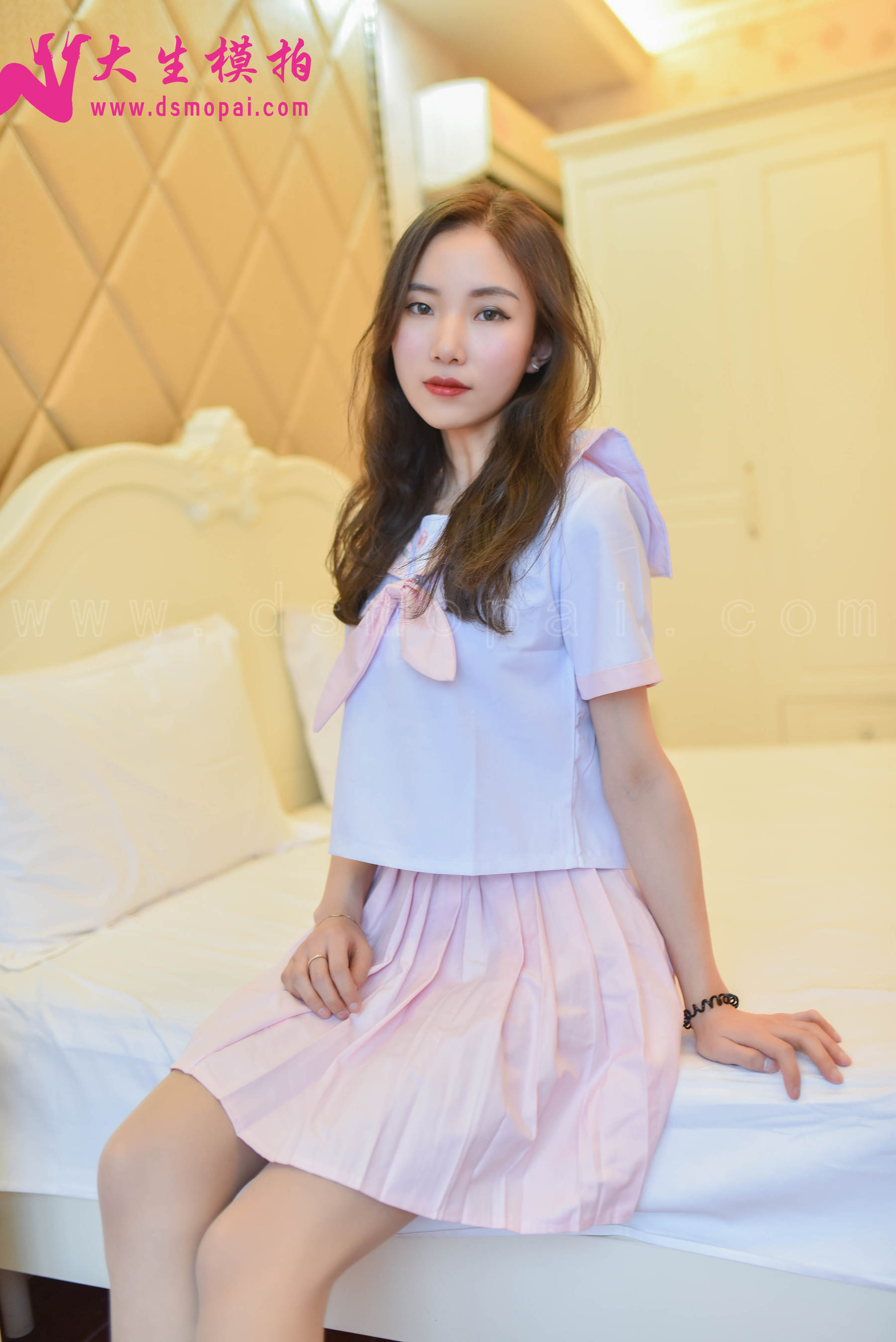 [大生模拍] No.107 学妹 粉嫩学生装_第2张