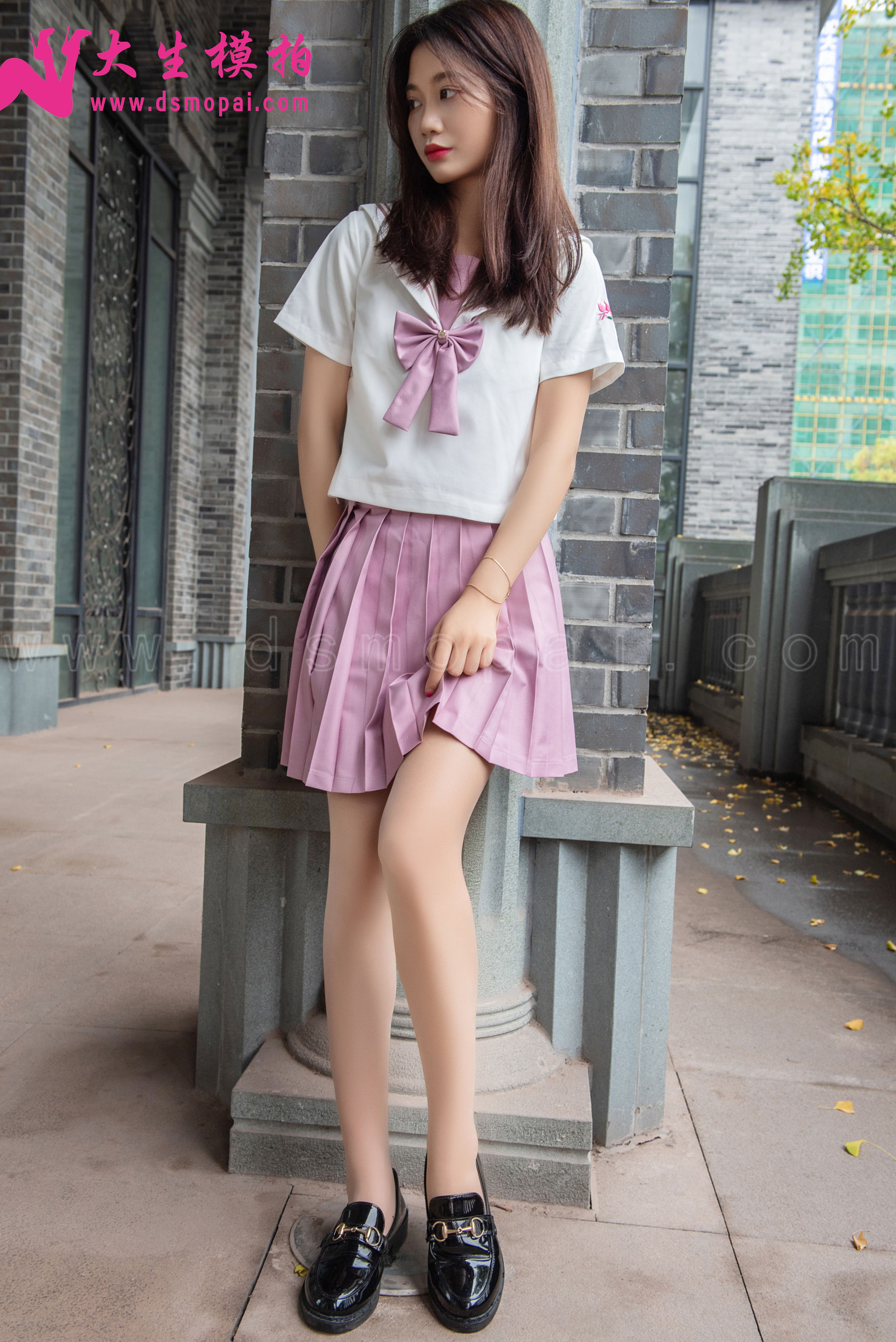 [大生模拍] NO.199 贝贝 粉嫩JK_第4张