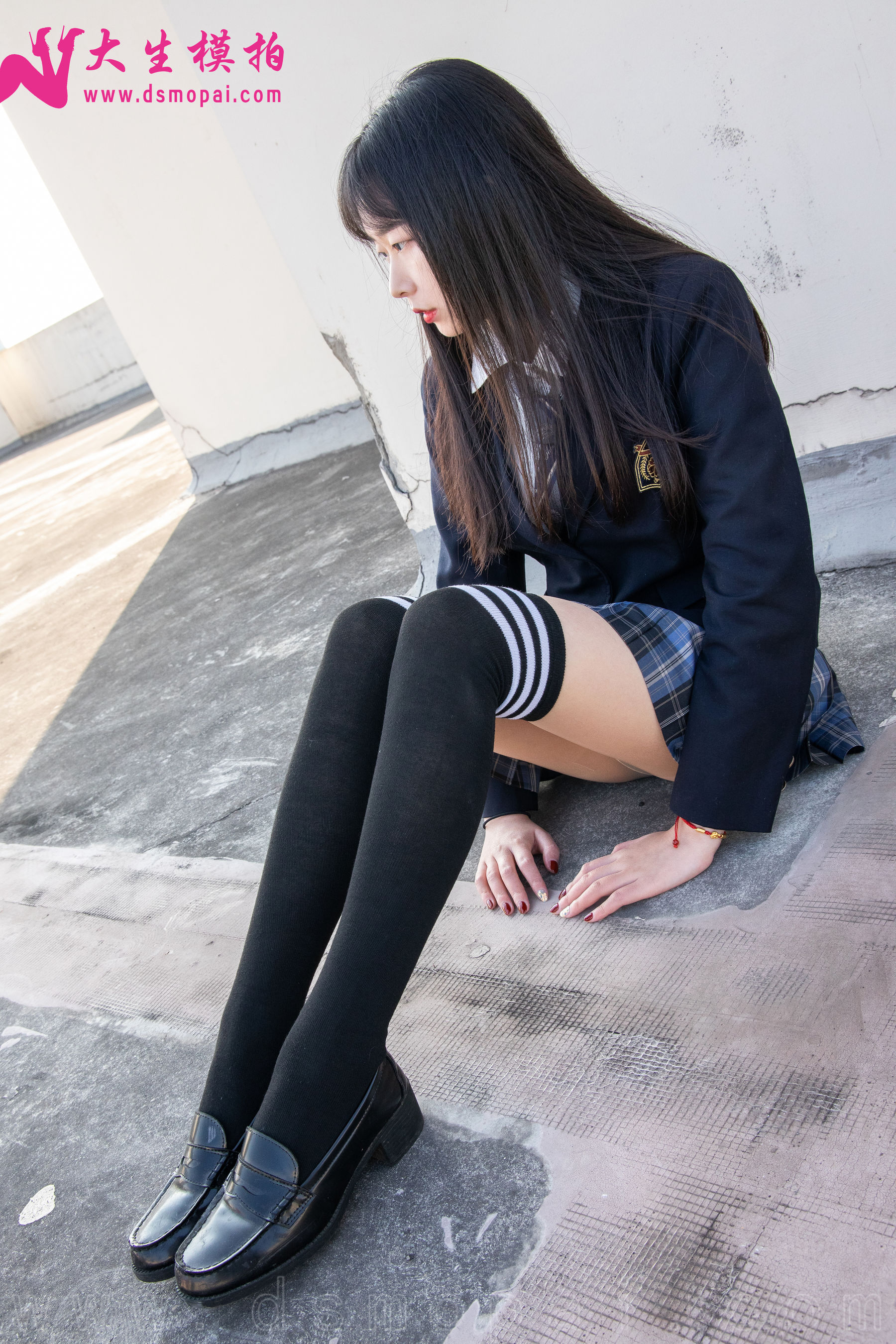 [大生模拍] No.264 丹丹 可爱学院风少女_第1张