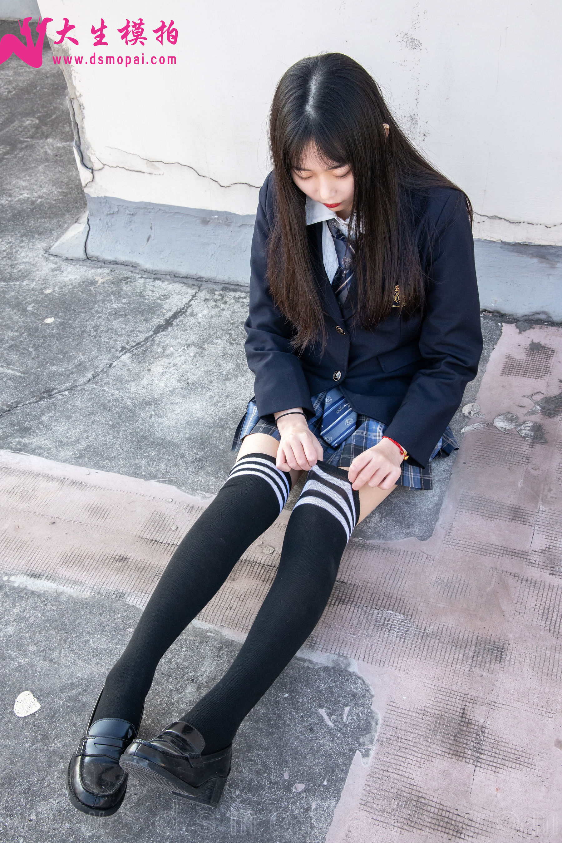 [大生模拍] No.264 丹丹 可爱学院风少女_第2张