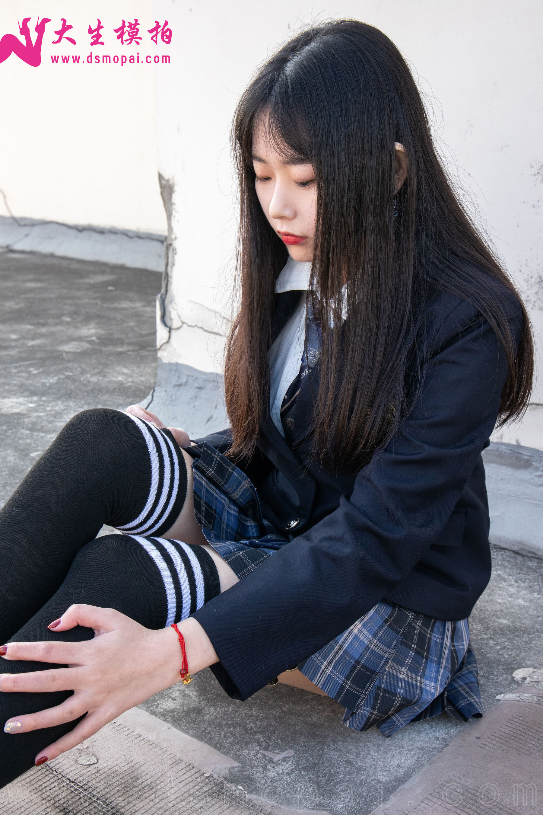 [大生模拍] No.264 丹丹 可爱学院风少女_第4张