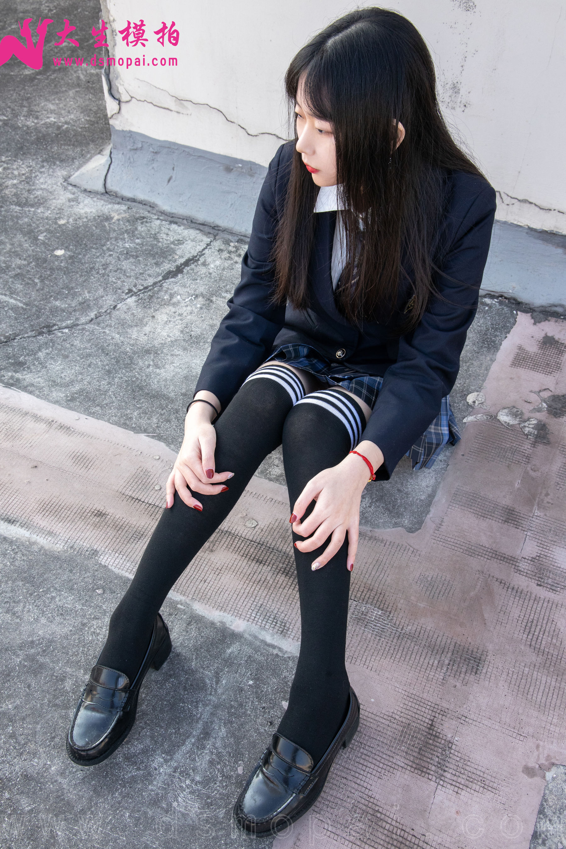 [大生模拍] No.264 丹丹 可爱学院风少女_第5张