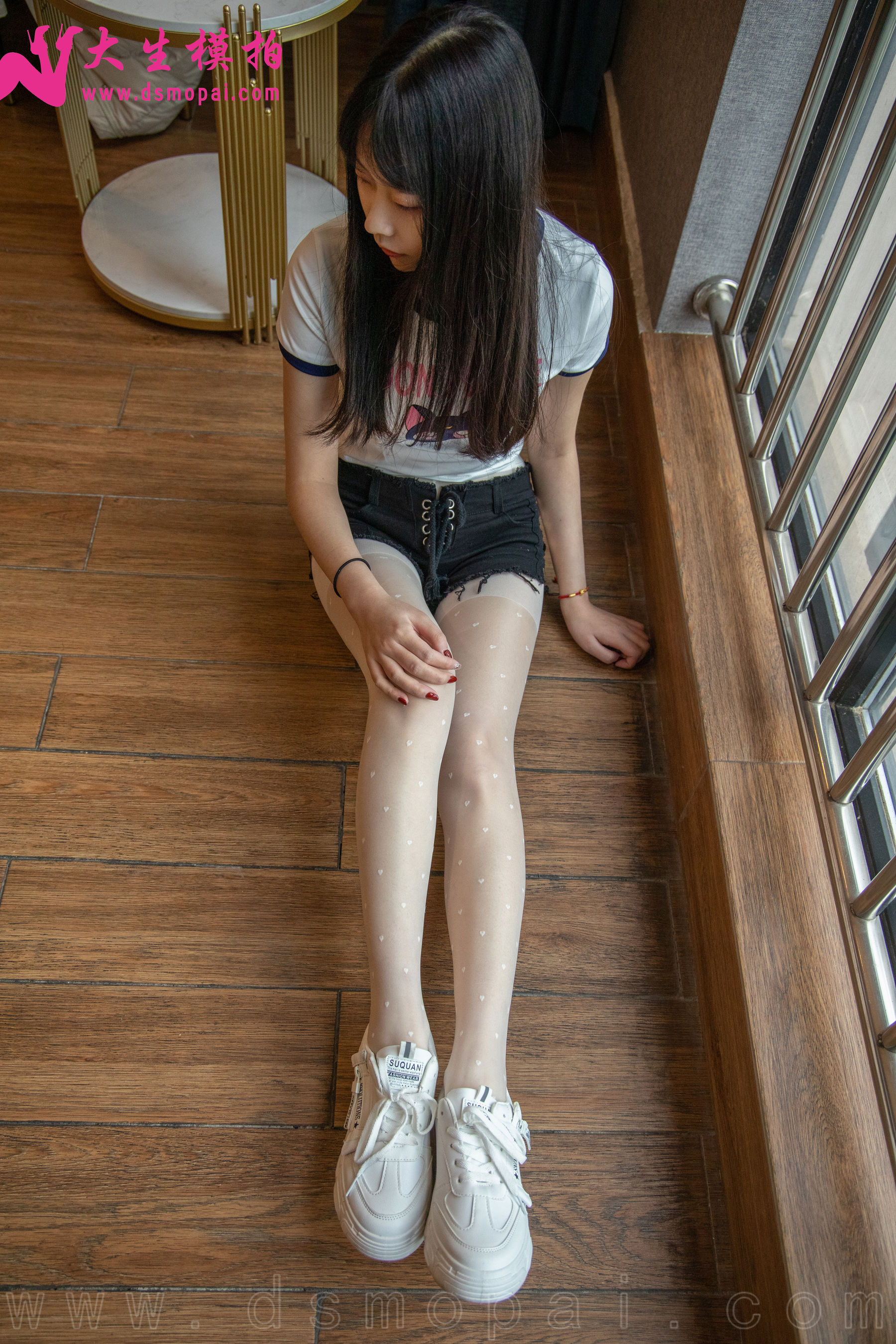 [大生模拍] No.266 丹丹 斑点白丝_第5张