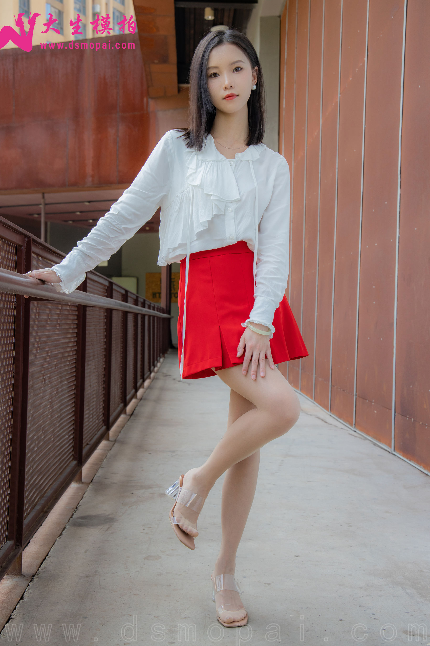 [大生模拍] No.274 小婵 红色风情_第3张