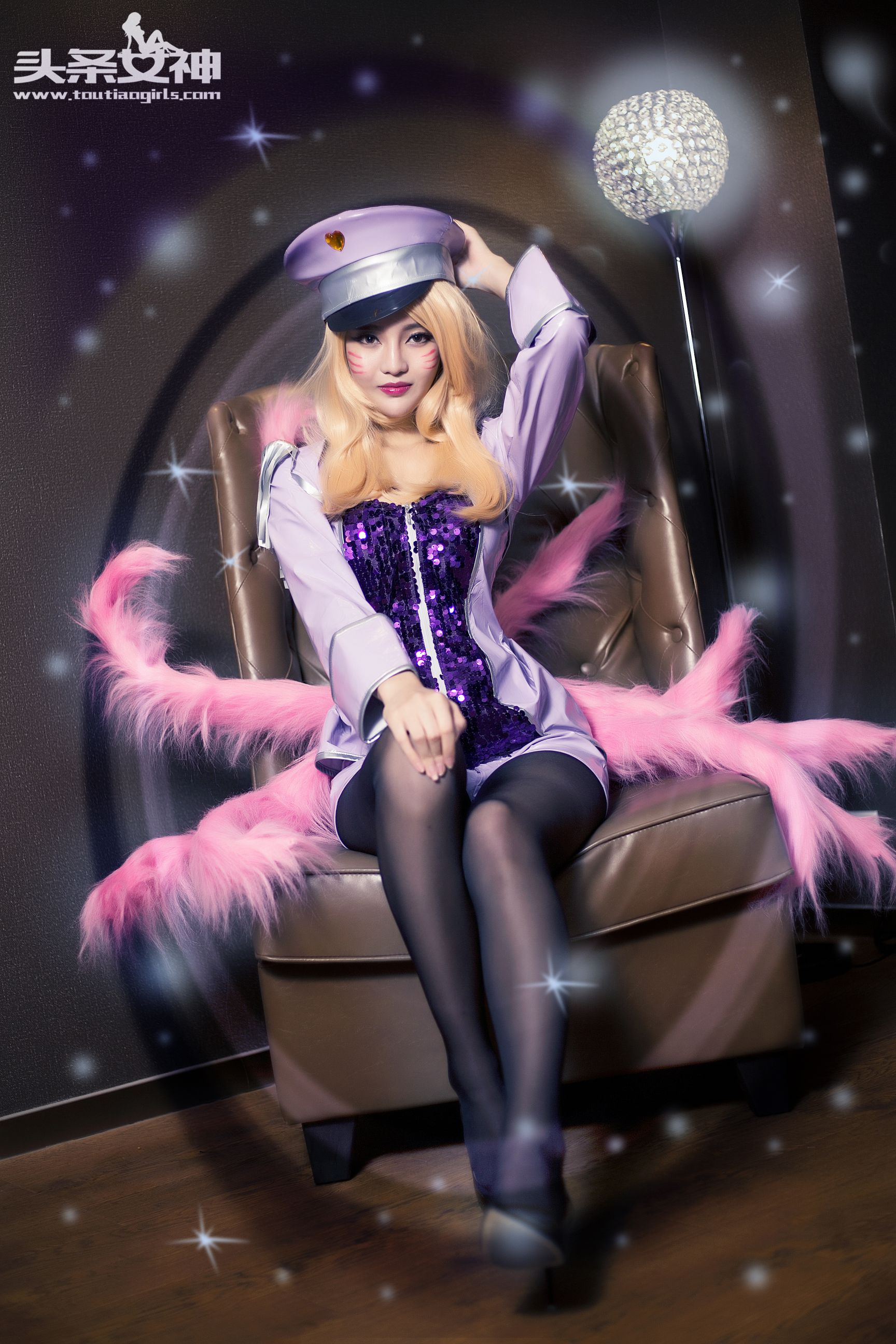 文雪《阿狸九尾雪宝cos》 [头条女神]_第2张