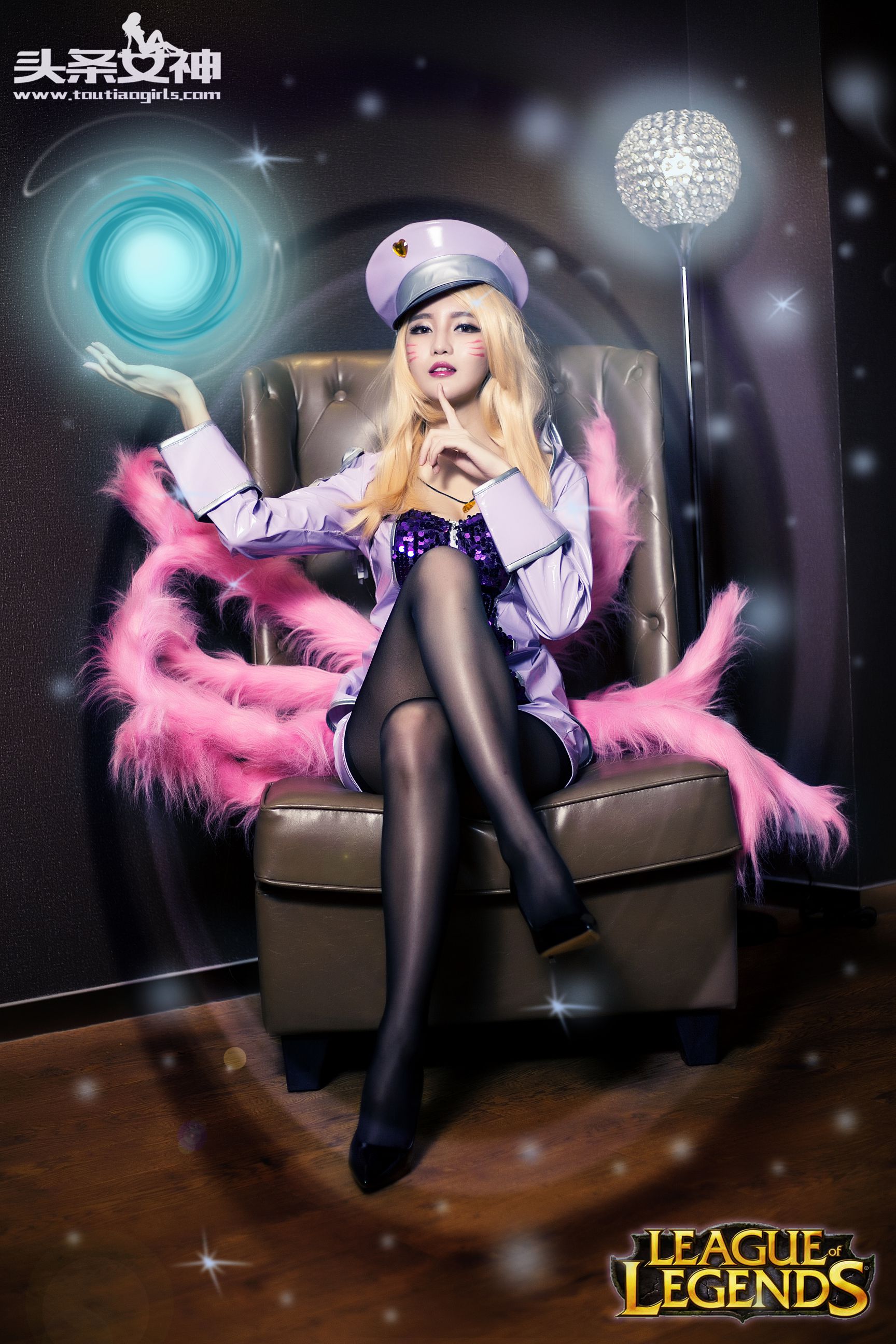 文雪《阿狸九尾雪宝cos》 [头条女神]_第3张