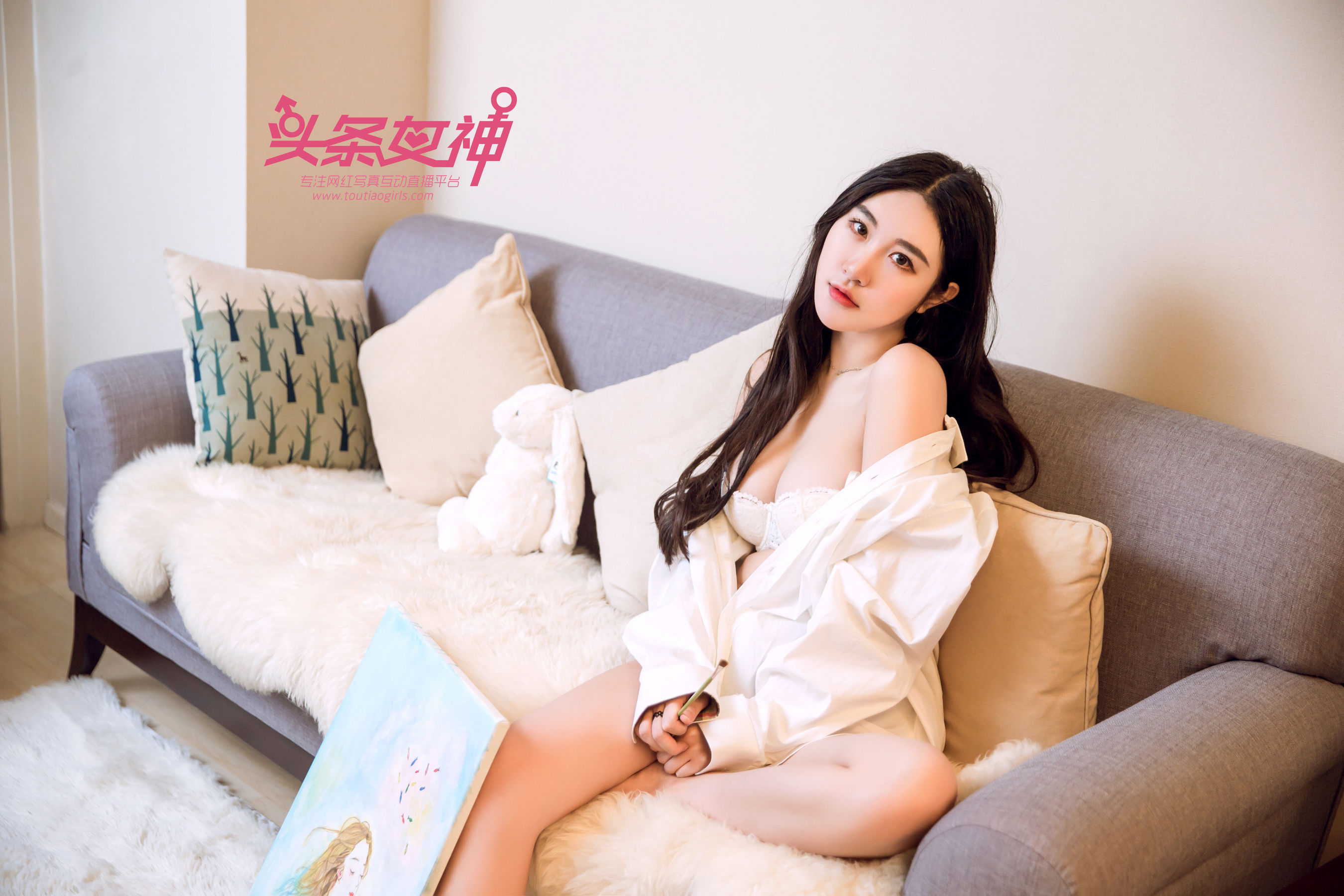 七姑娘/安雨琪《画中少女》 [头条女神Toutiaogirls]_第1张