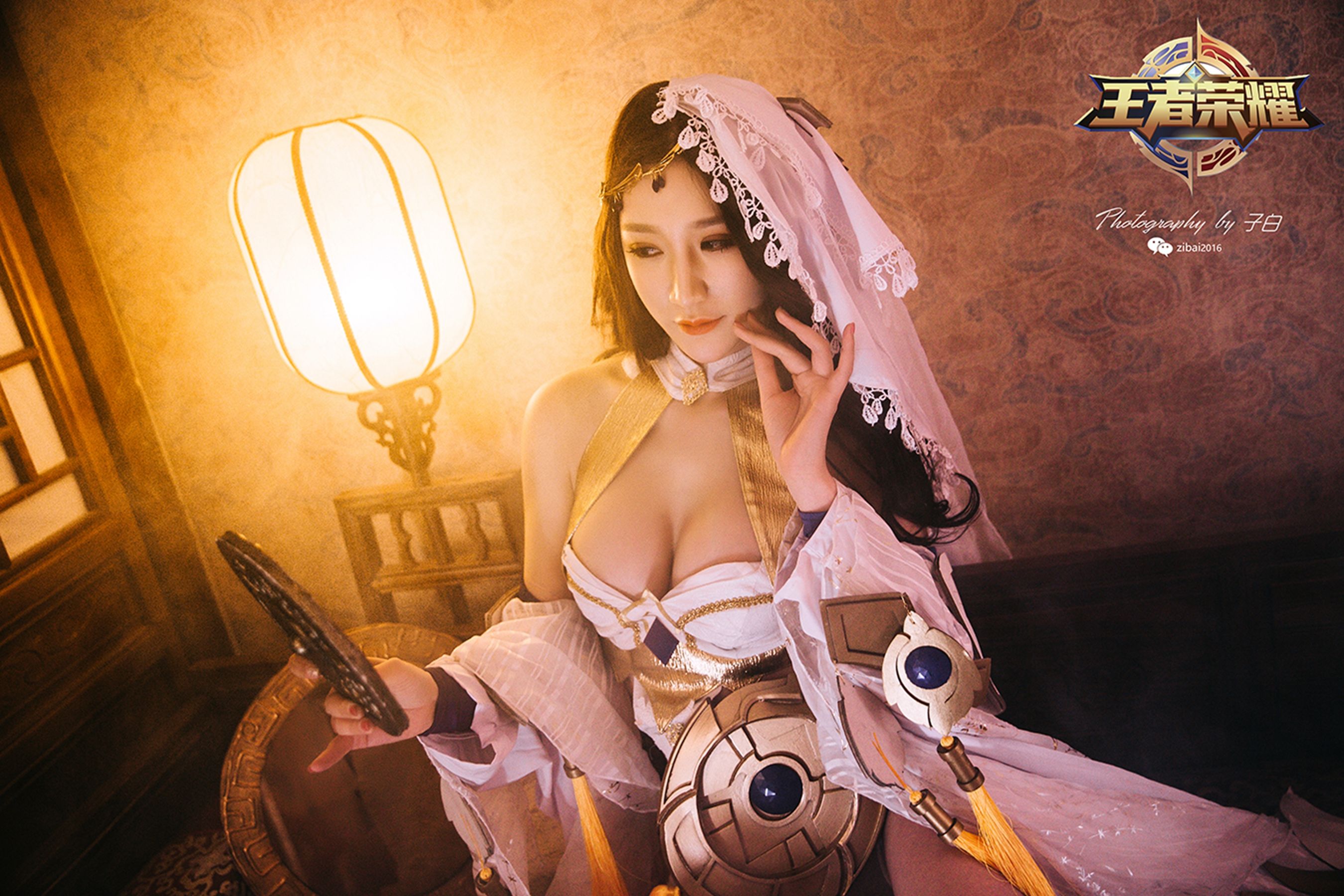 [头条女神wordgirls]  玄子 貂蝉-异域舞娘COS_第3张