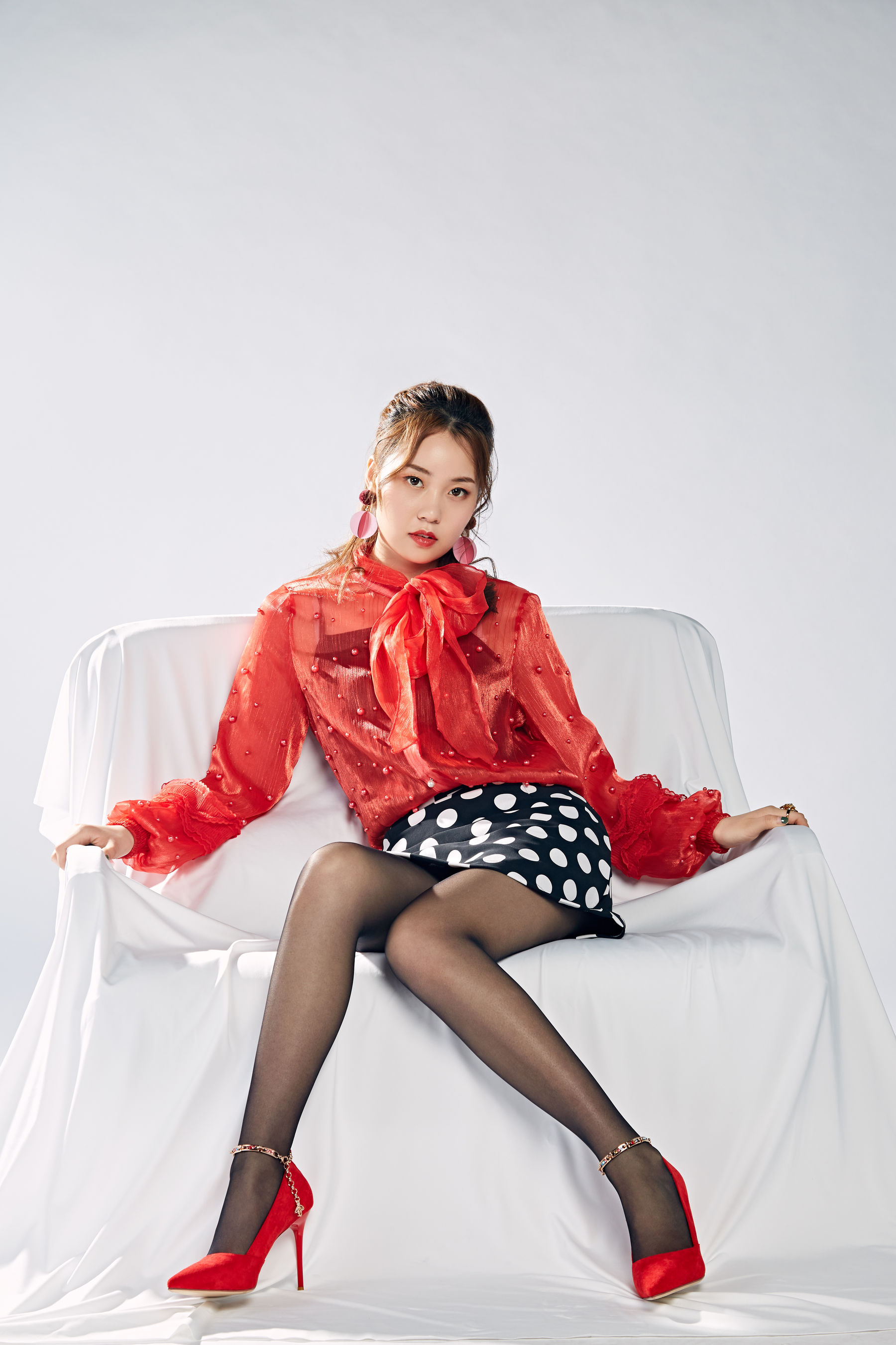 [奈丝] NO.041 露露 红色糖果系女孩_第2张