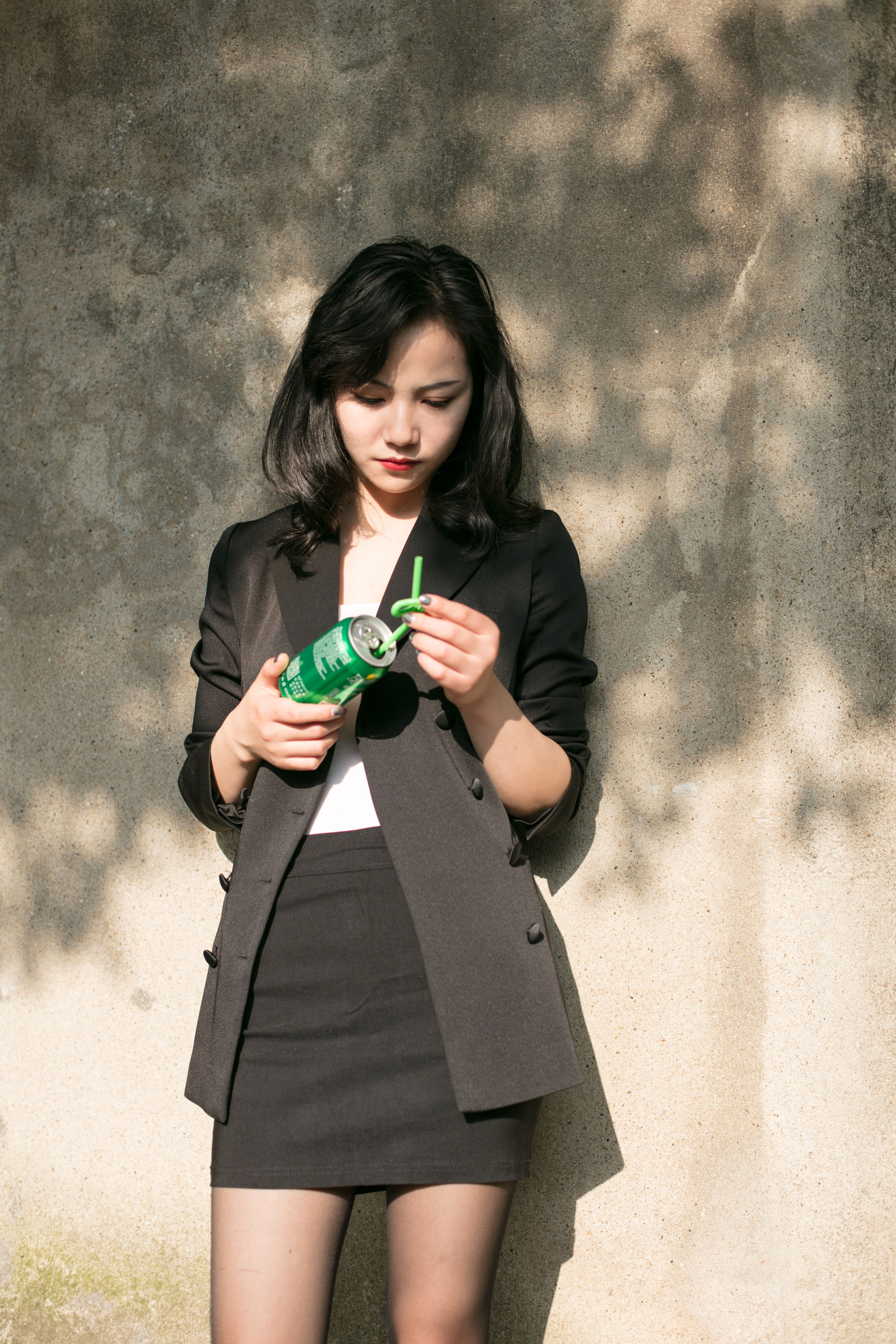 [奈丝] NO.061 小啊刀 西装&短裙&黑丝_第2张