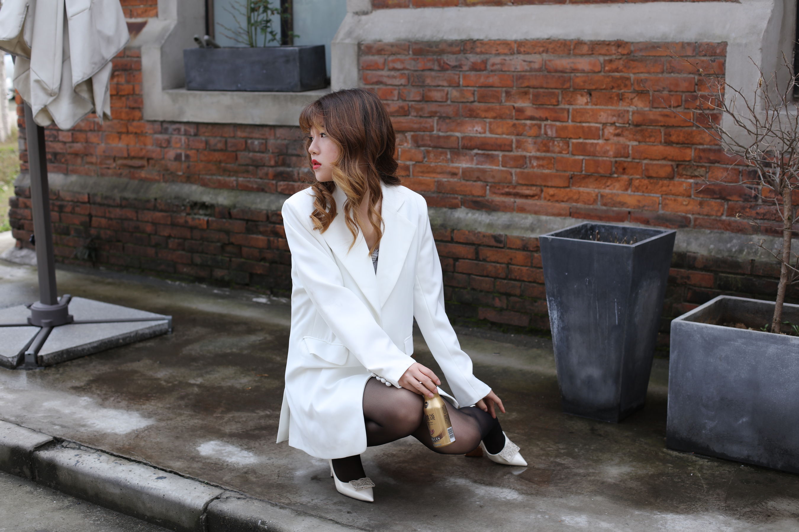 [奈丝] NO.100 高高 黑白绝配_第1张