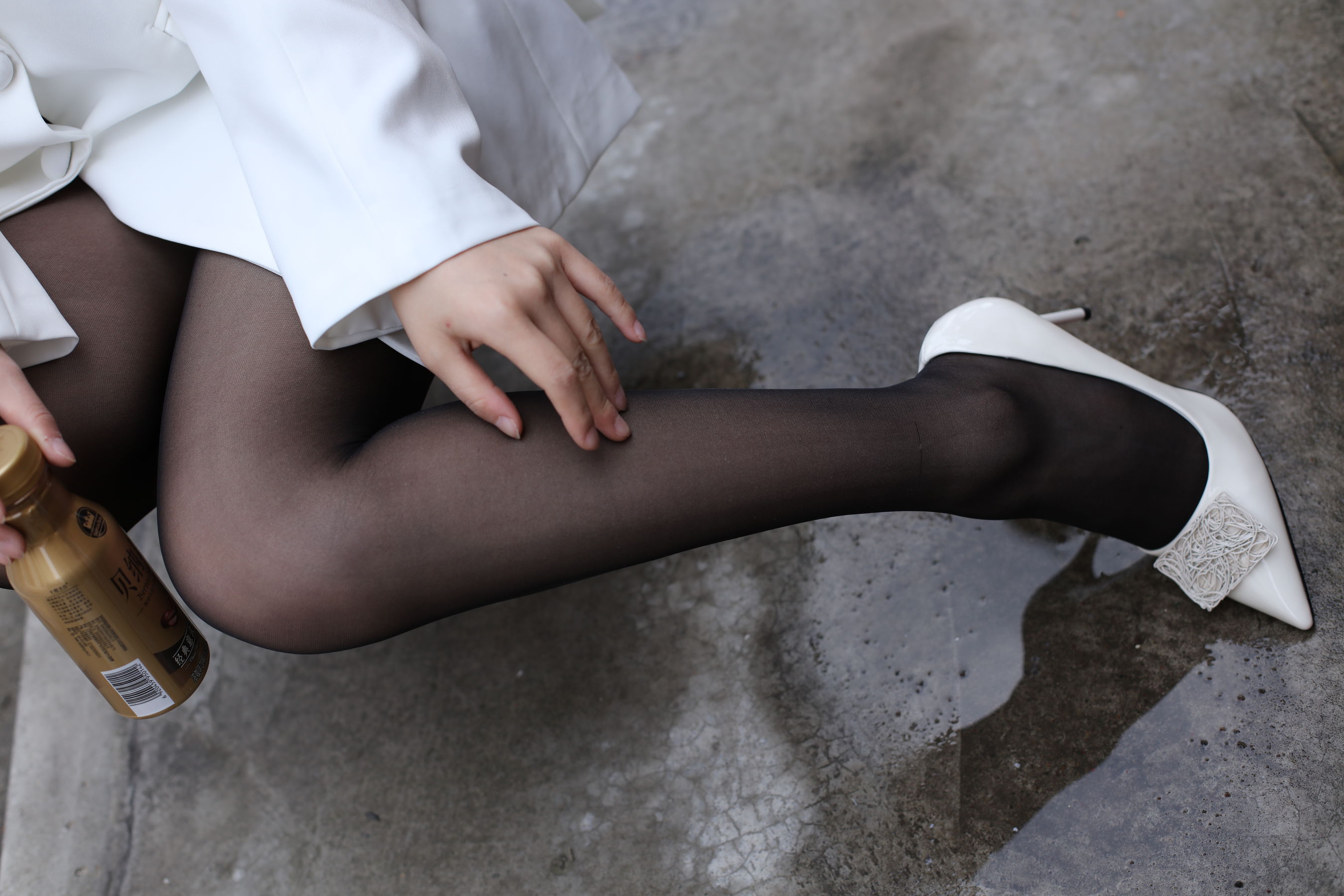 [奈丝] NO.100 高高 黑白绝配_第2张