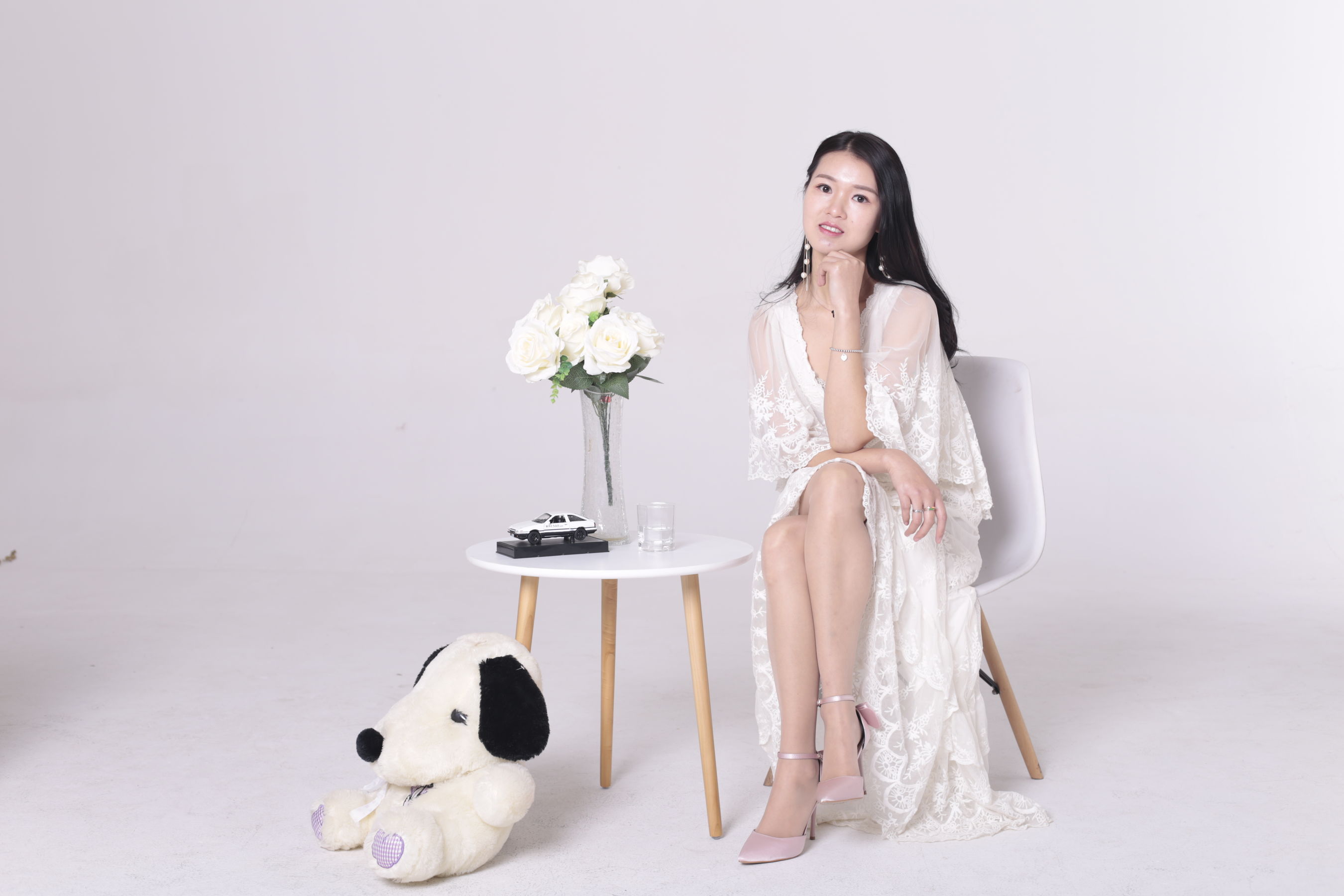 [奈丝] NO.112 小敏 自带仙气的蕾丝裙_第1张