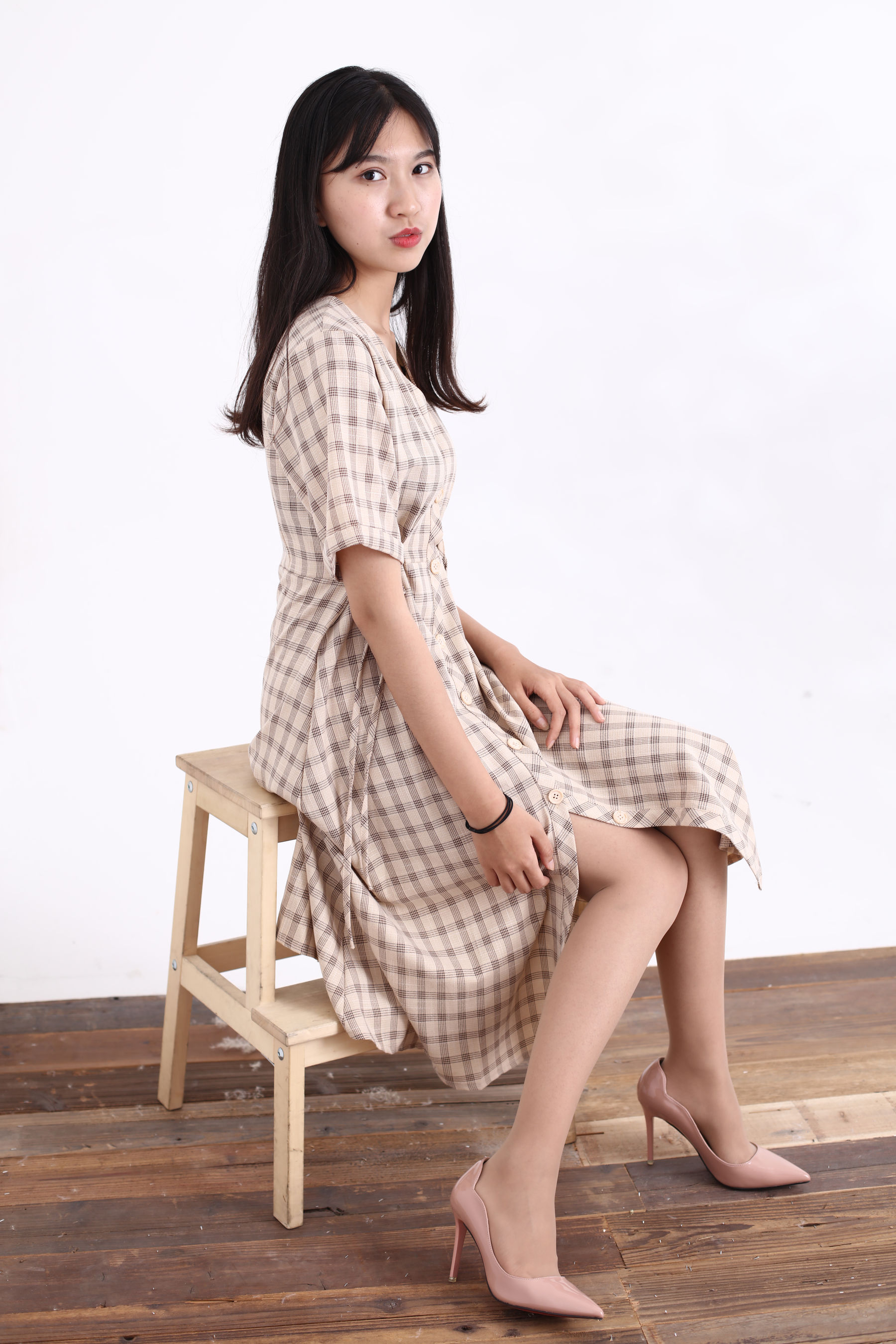 [奈丝] NO.128 小橙子 80年代的复古衬衫裙_第4张